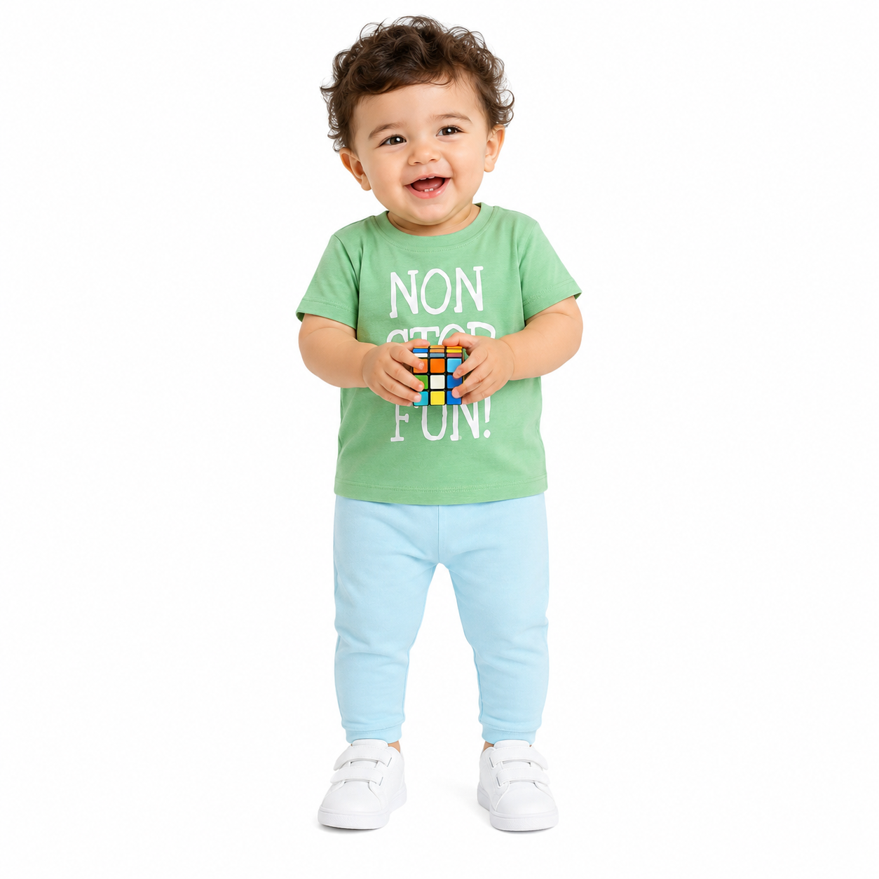 Boys Multicolor Pack Of 2 Top And Bottom