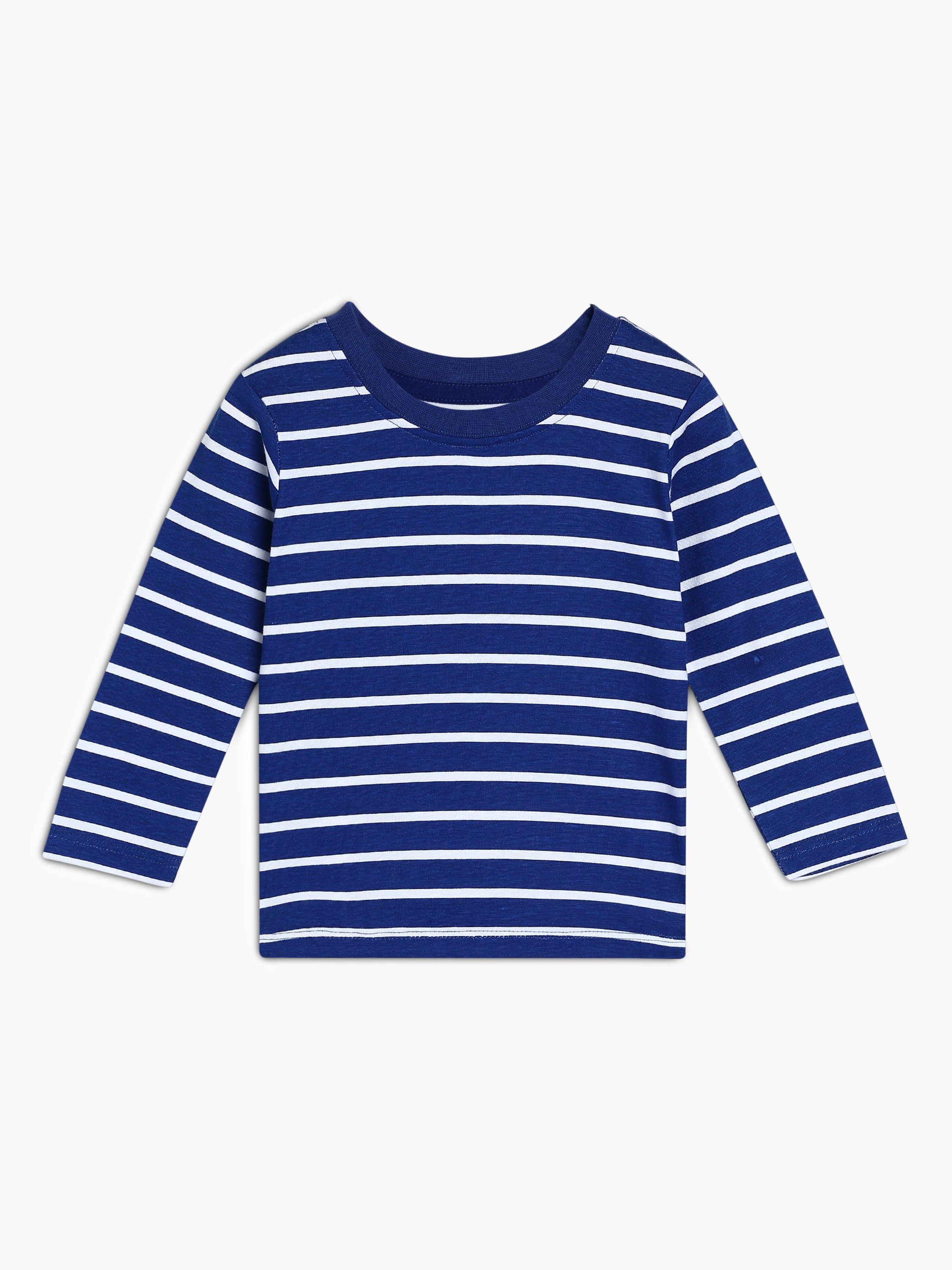 Boys Blue and Grey Dinosaur Print Pack of 3 Full Sleeve T-Shirts