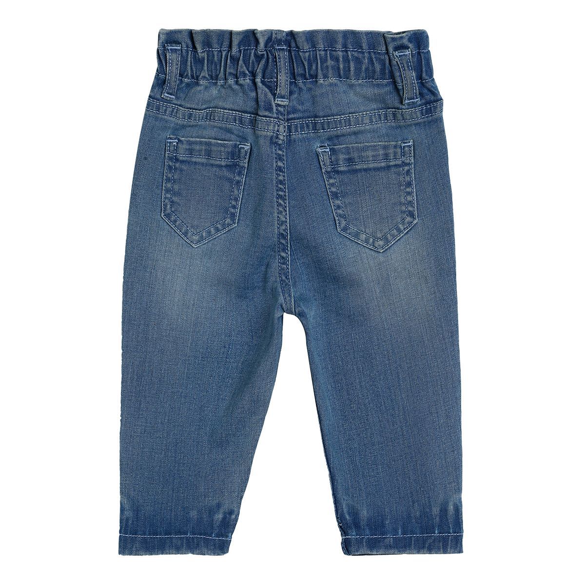 Girls Mid Blue Pack Of 1 Denim Pant