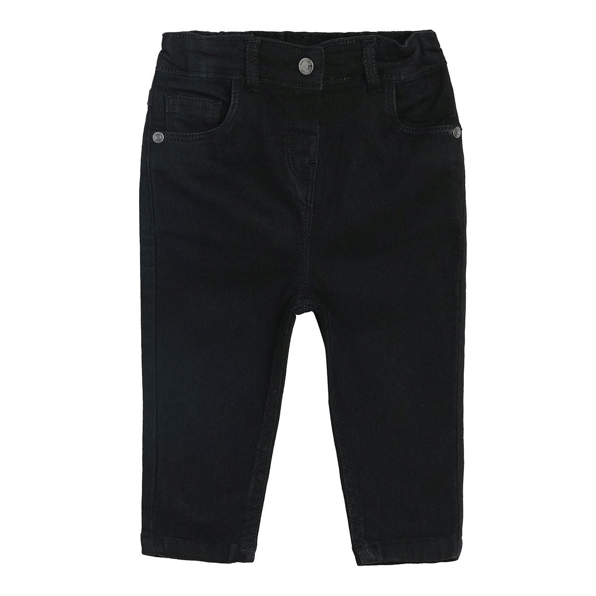 Girls Black Pack Of 1 Denim Pant