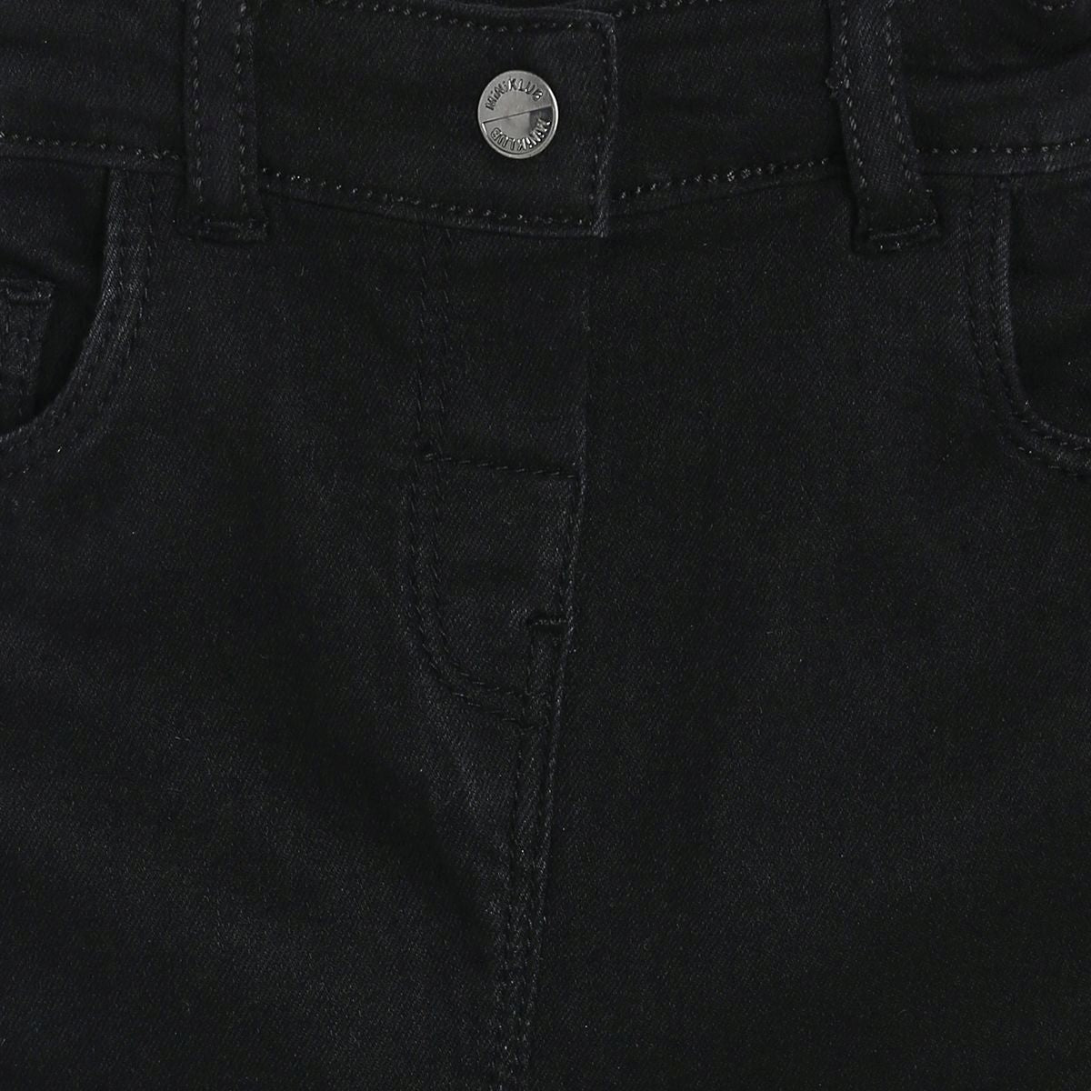 Girls Black Pack Of 1 Denim Pant