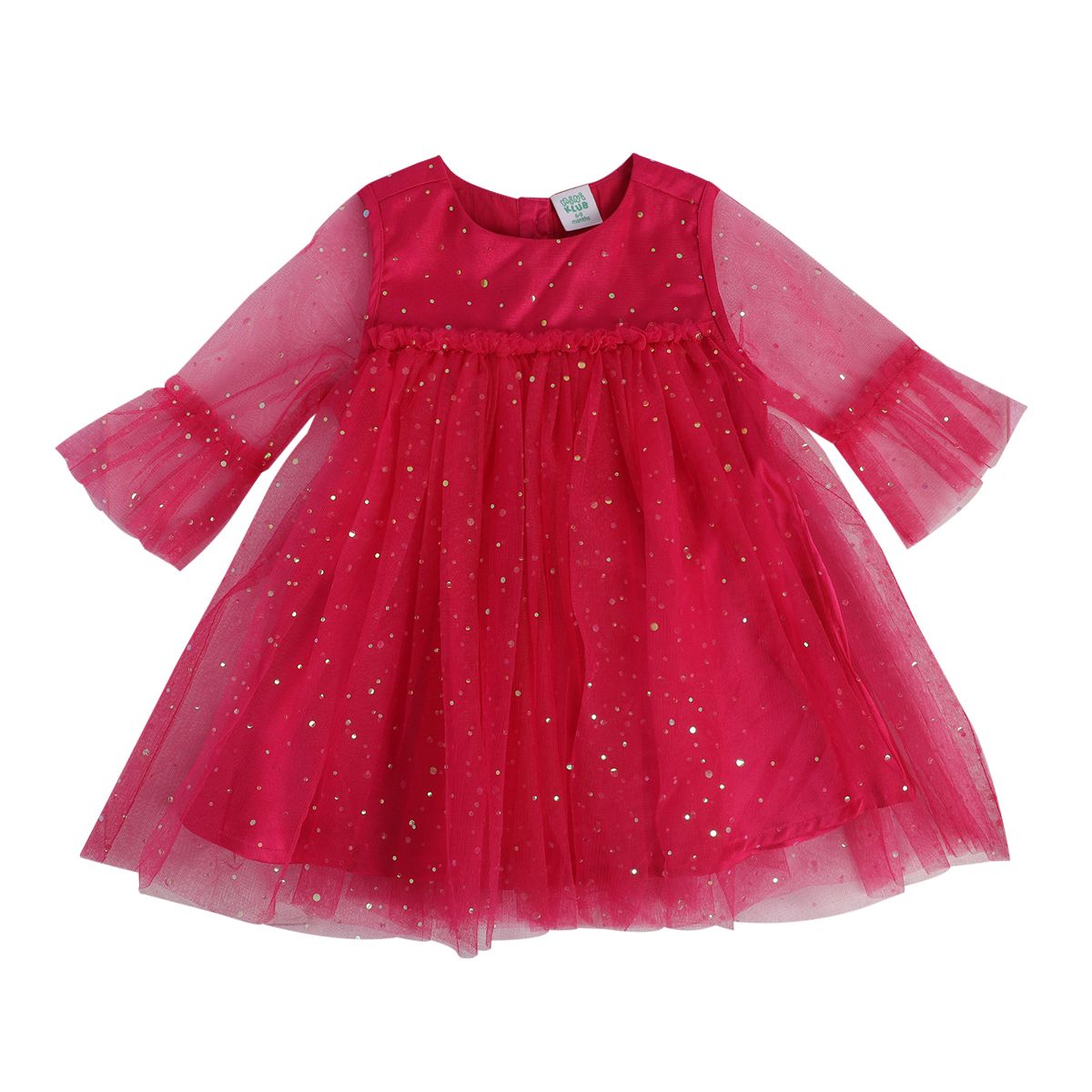 Girls Hot Pink Pack Of 1 Dress