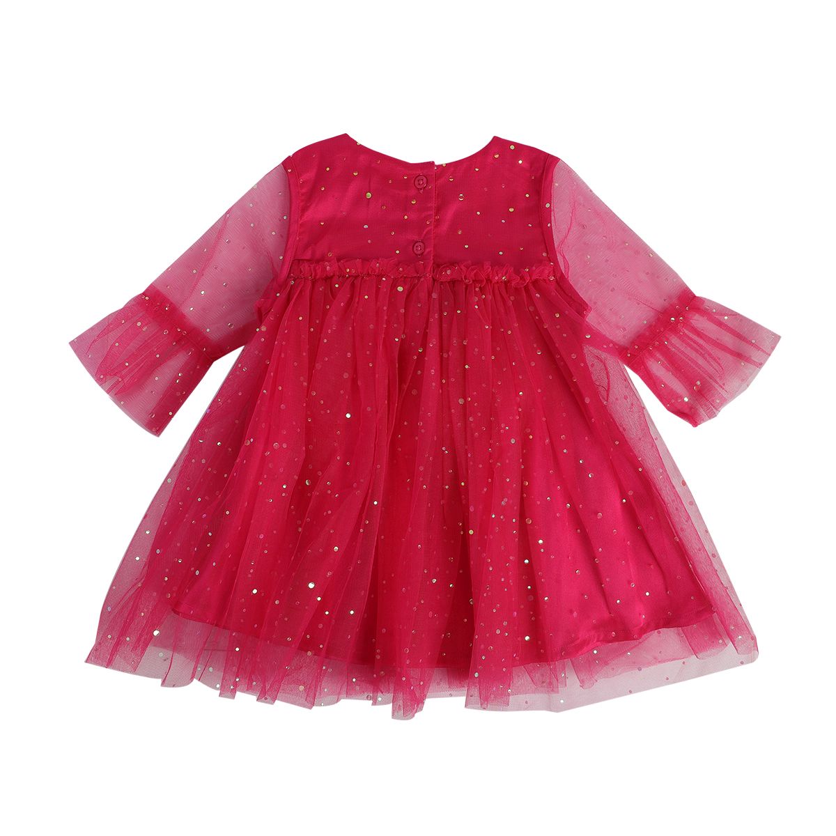 Girls Hot Pink Pack Of 1 Dress