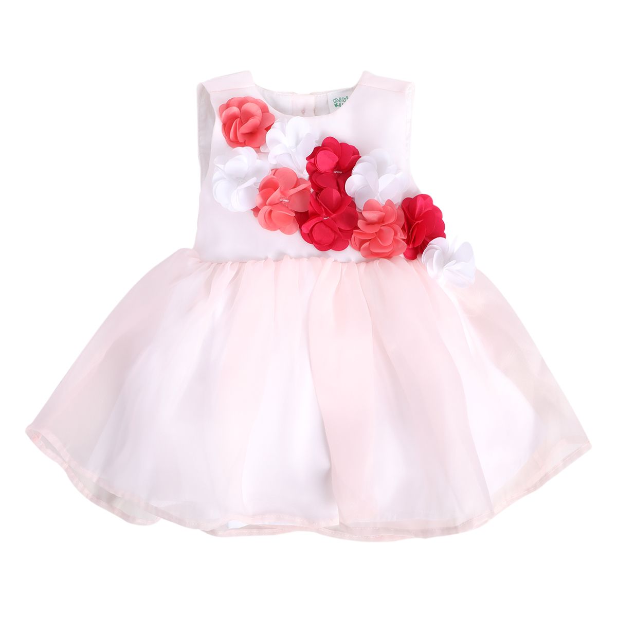 Girls White Pack Of 1 Dress