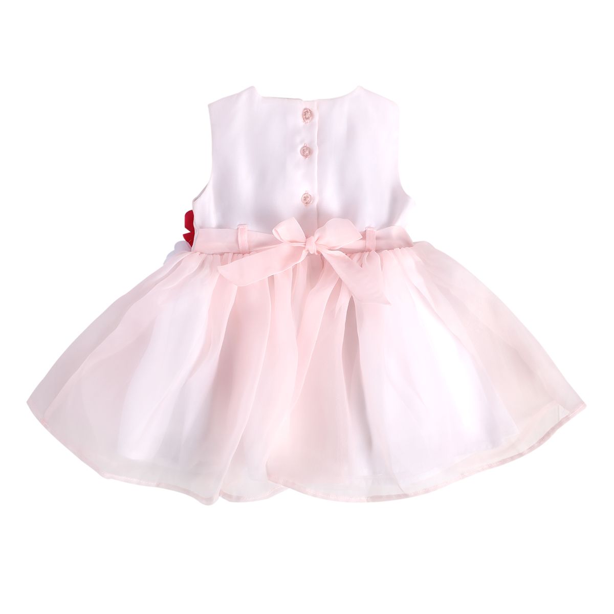 Girls White Pack Of 1 Dress
