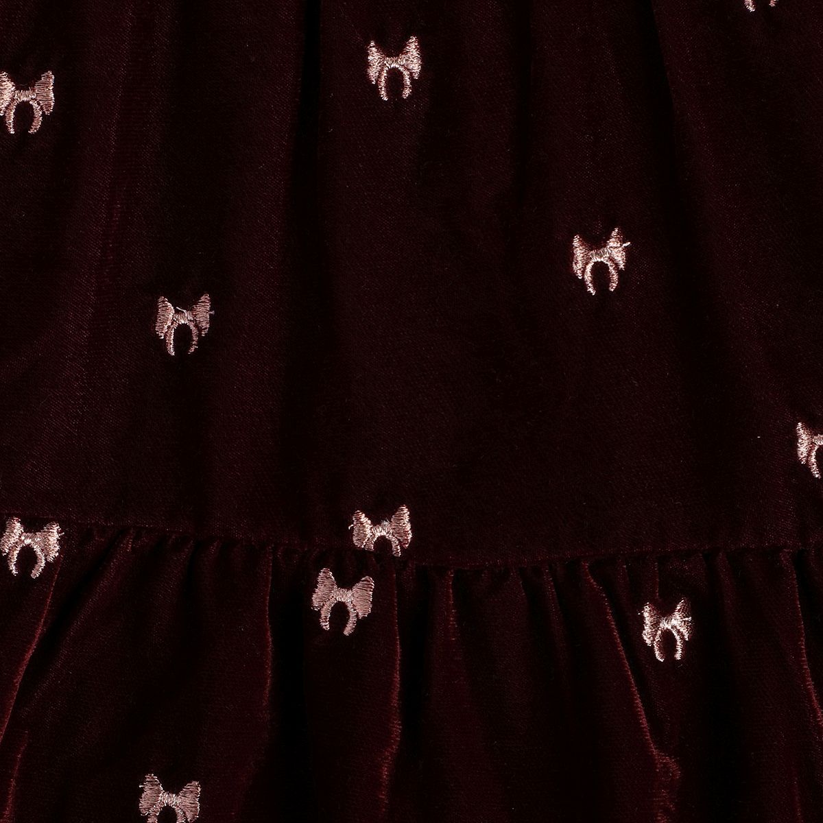 Girls Maroon Pack Of 2 Dress