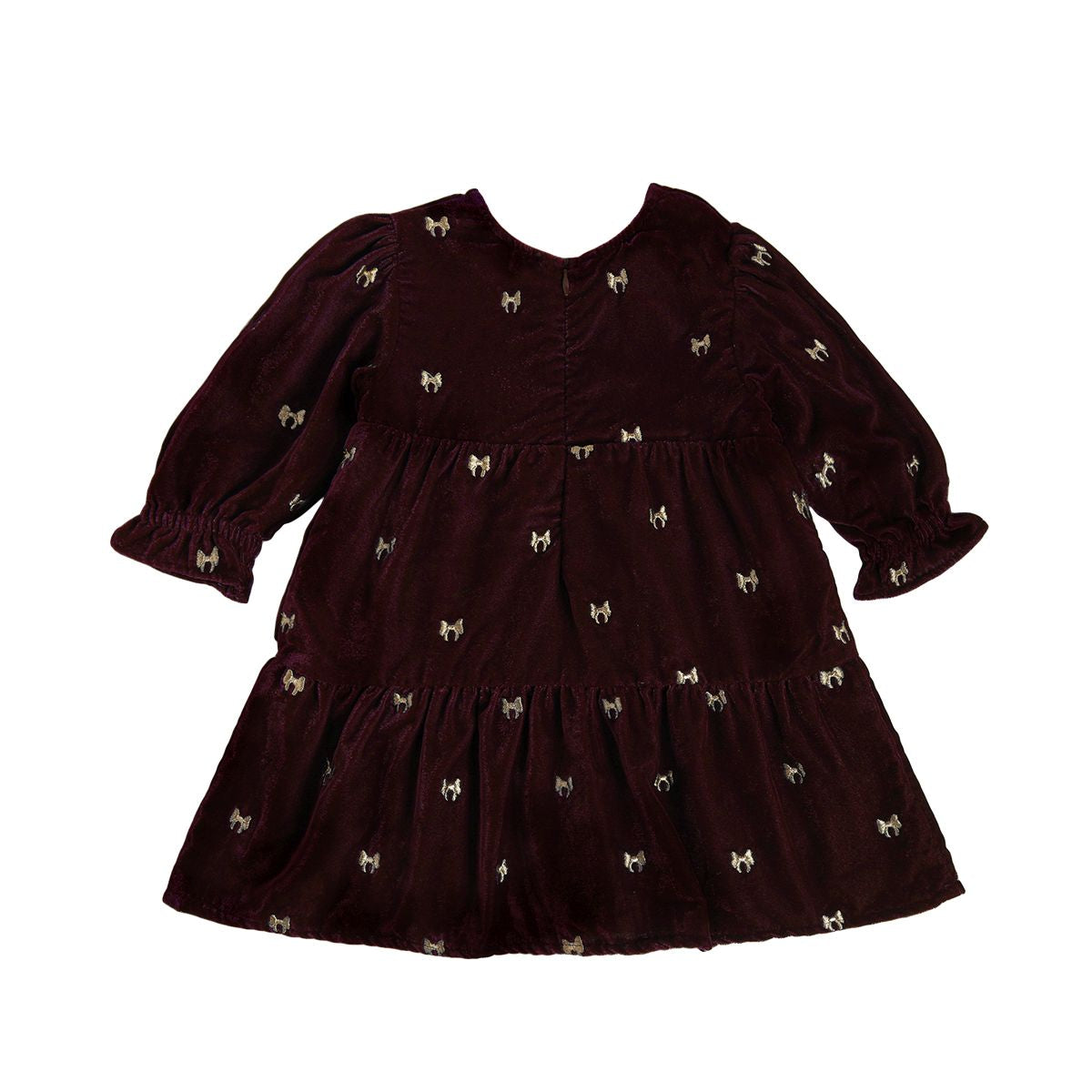 Girls Maroon Pack Of 2 Dress
