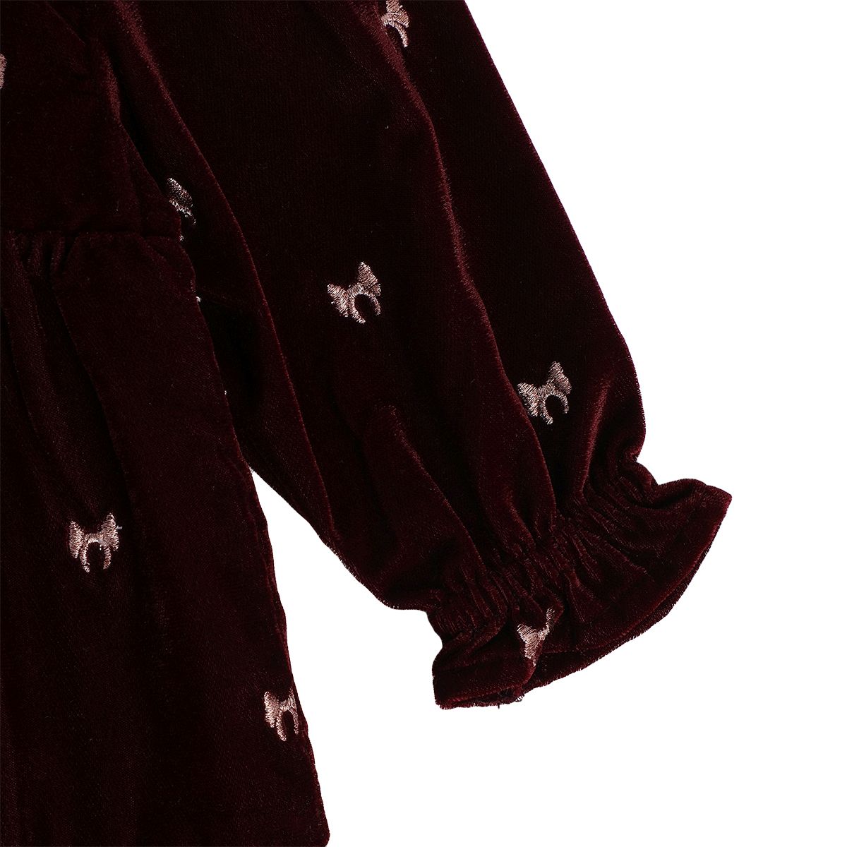 Girls Maroon Pack Of 2 Dress