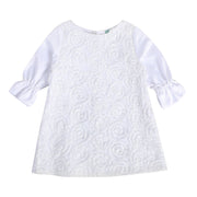 Girls White Pack Of 1 Dress