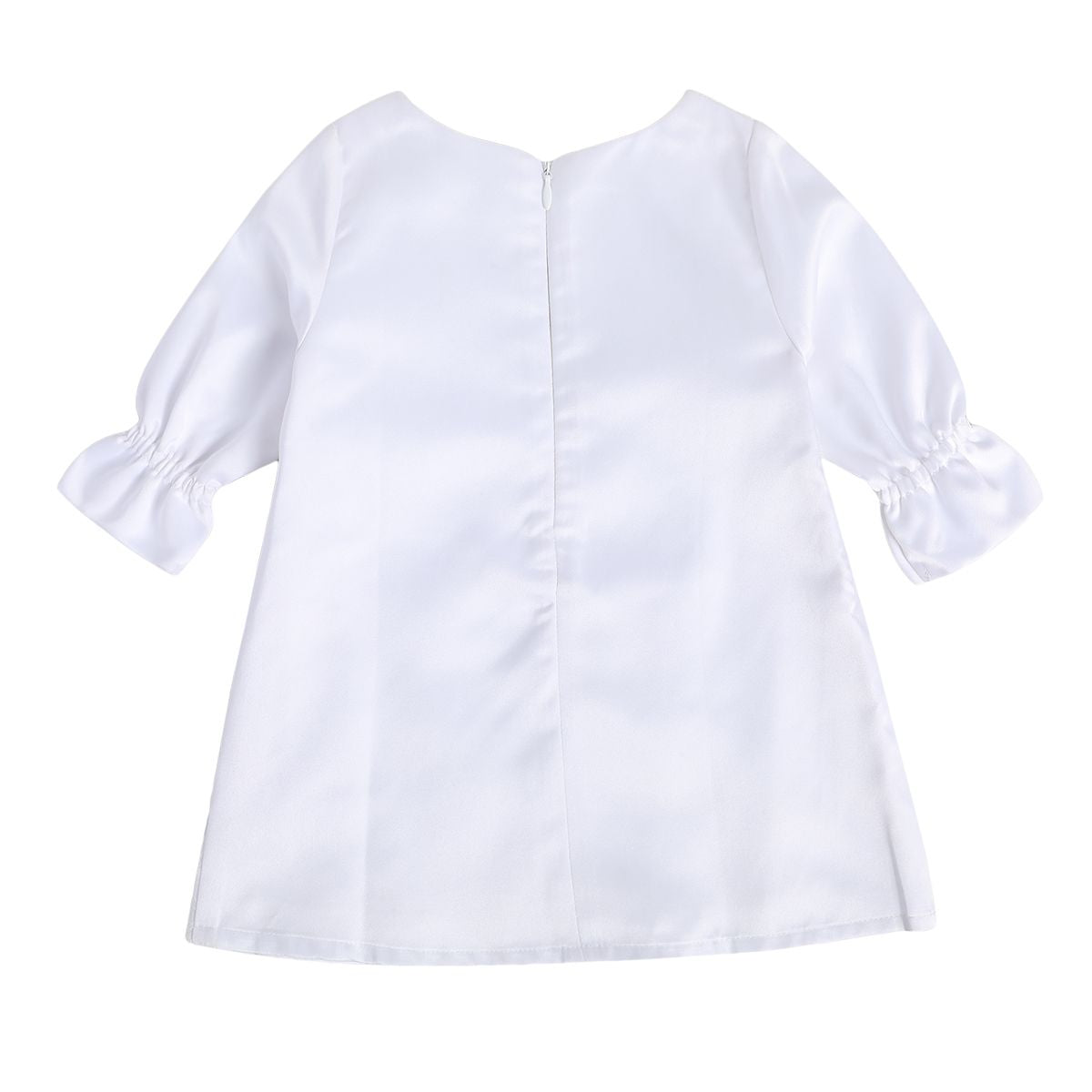 Girls White Pack Of 1 Dress