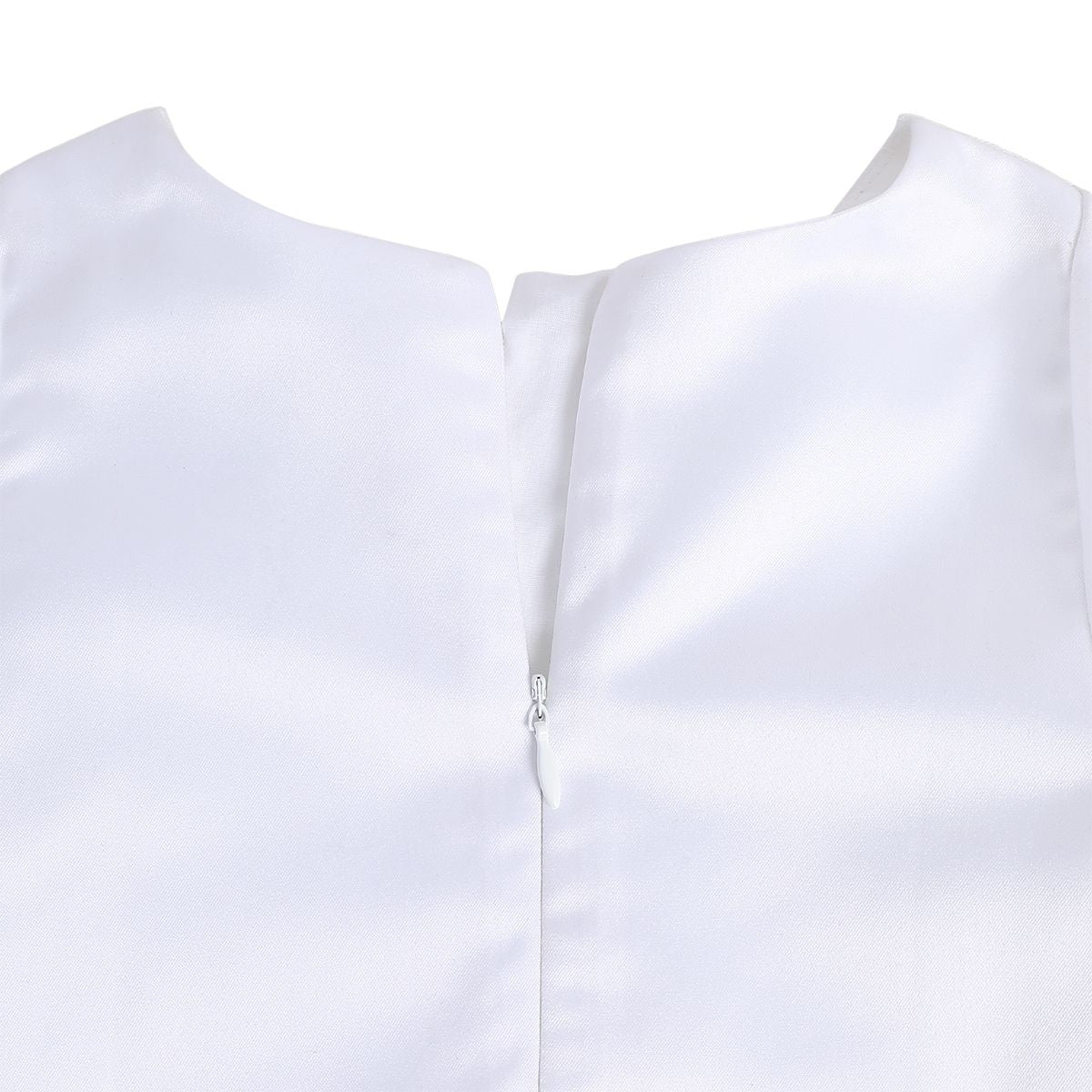 Girls White Pack Of 1 Dress