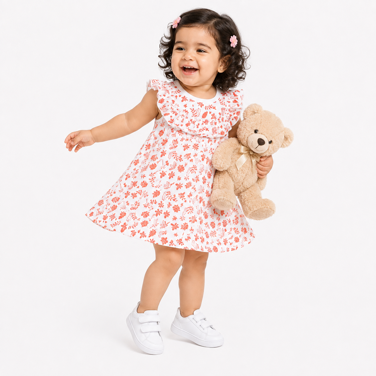 Girls Multicolor Pack Of 1 Dress