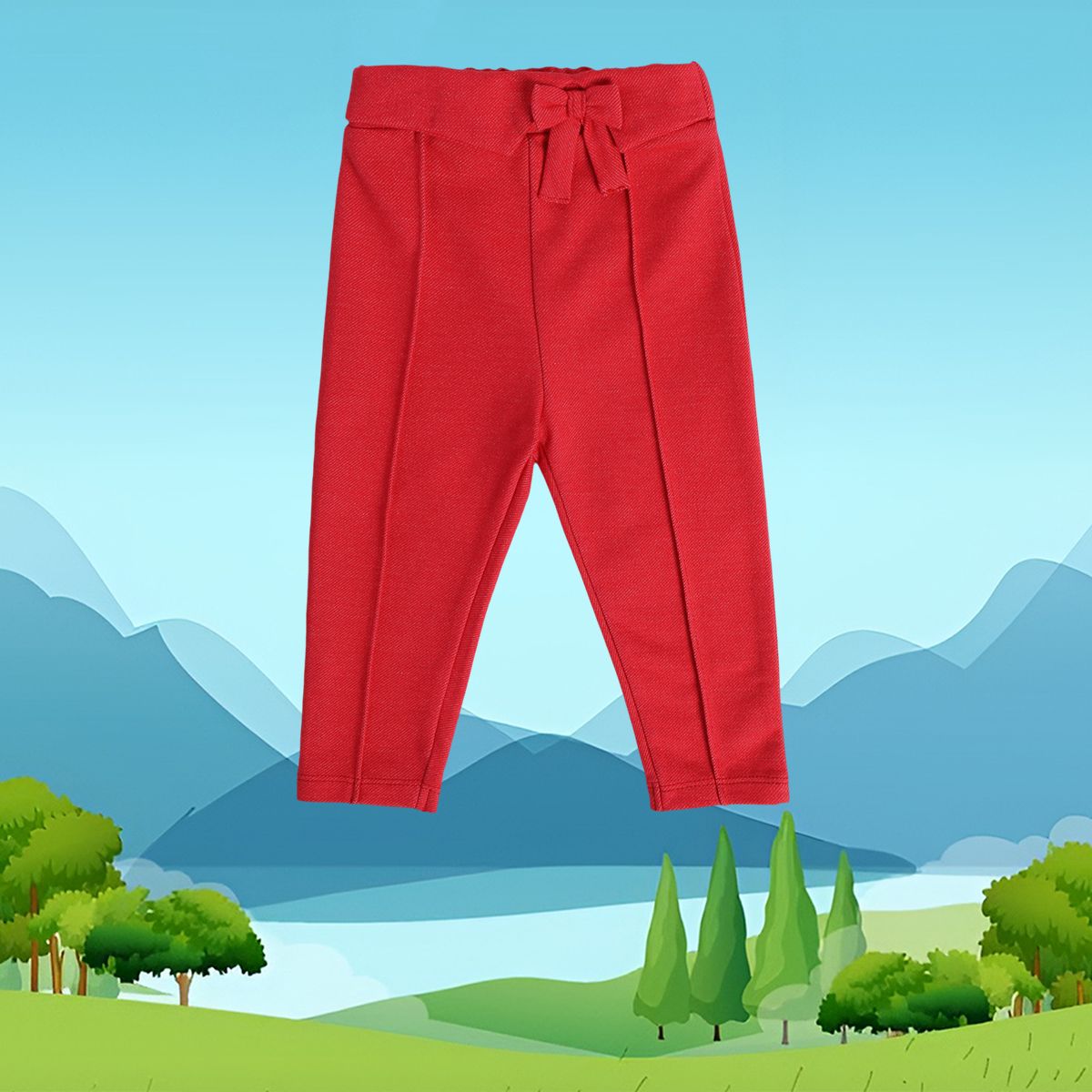 Girls Red Pack Of 1 Jegging