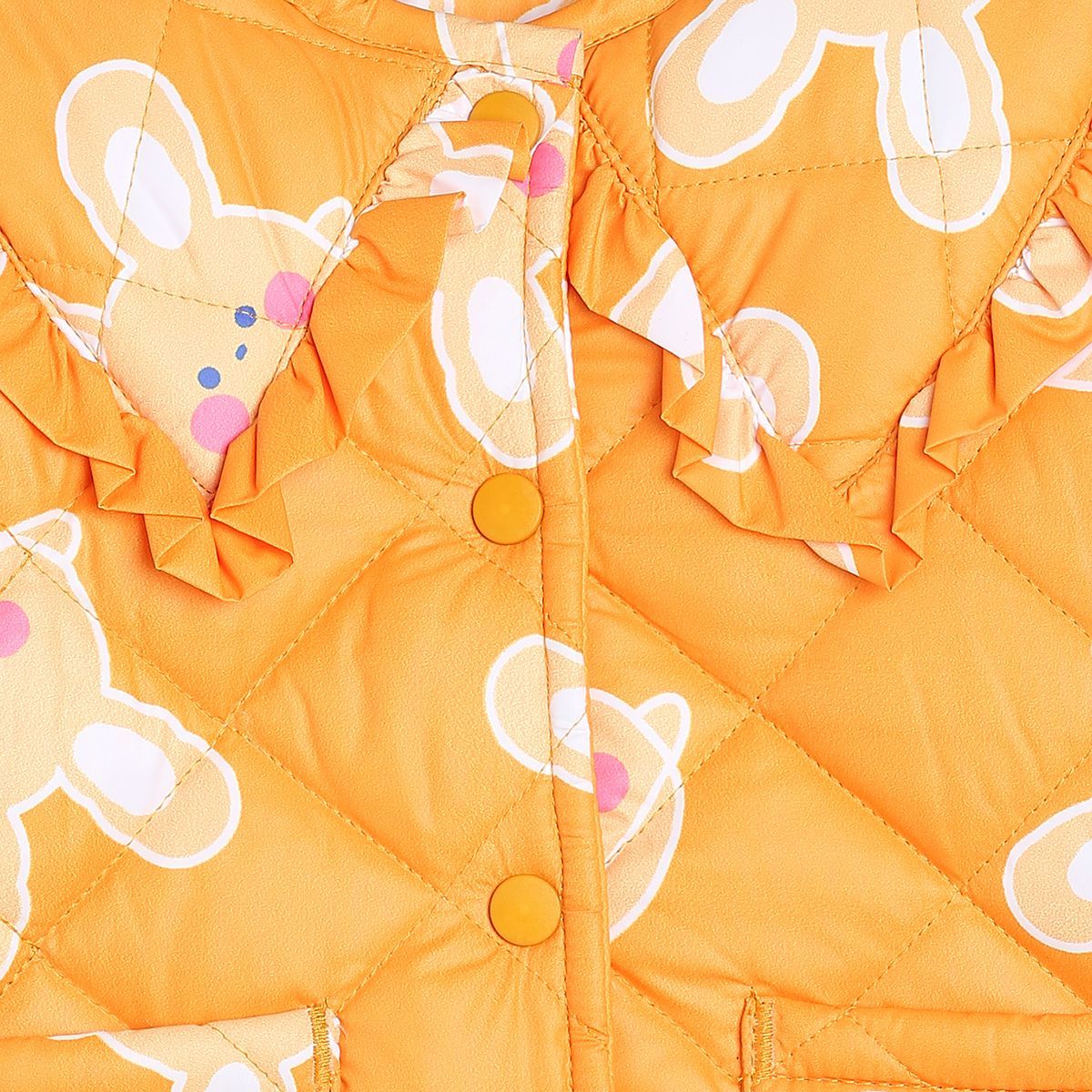 Girls Orange Pack Of 1 Jacket