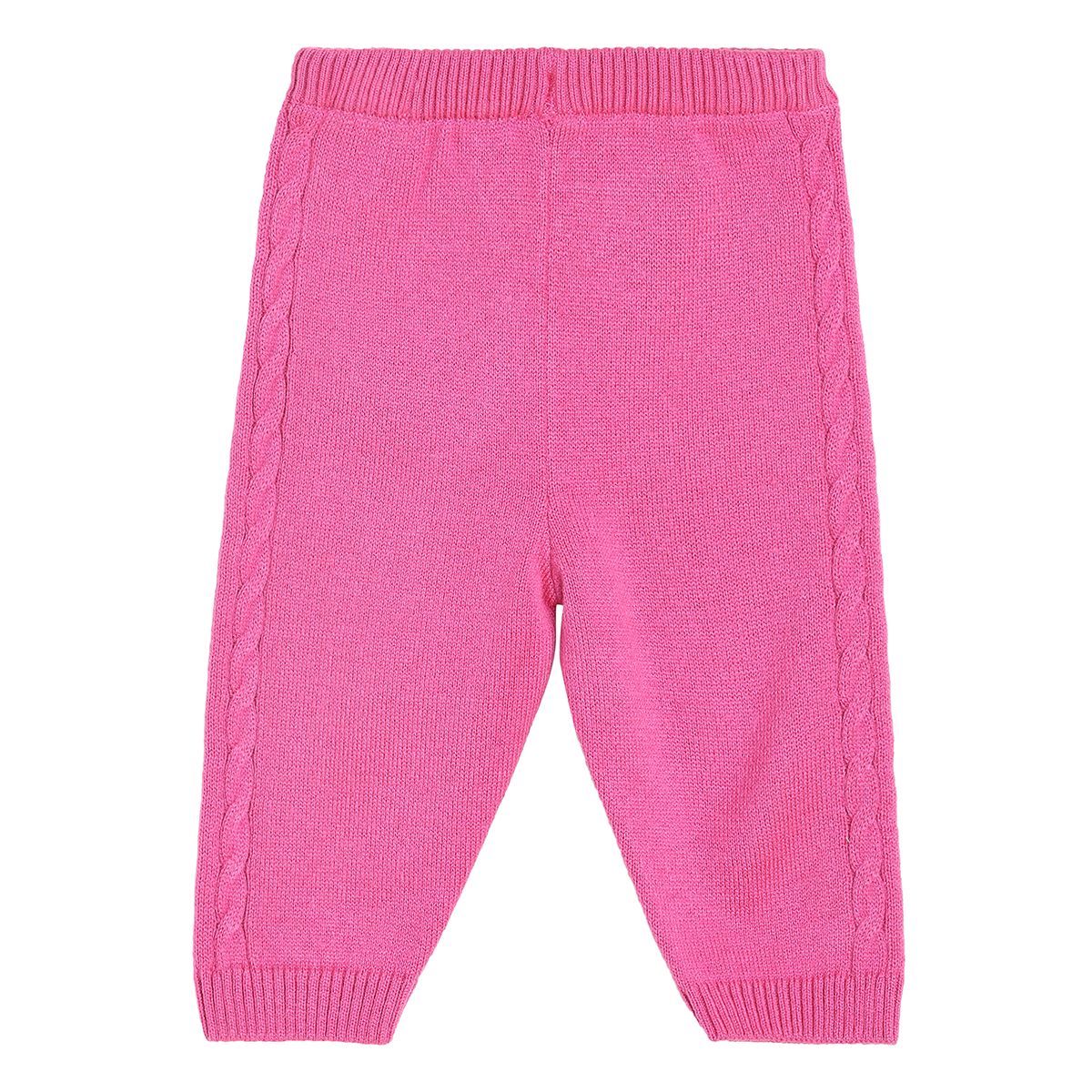 Girls Pink Pack Of 1 Knit Bottom