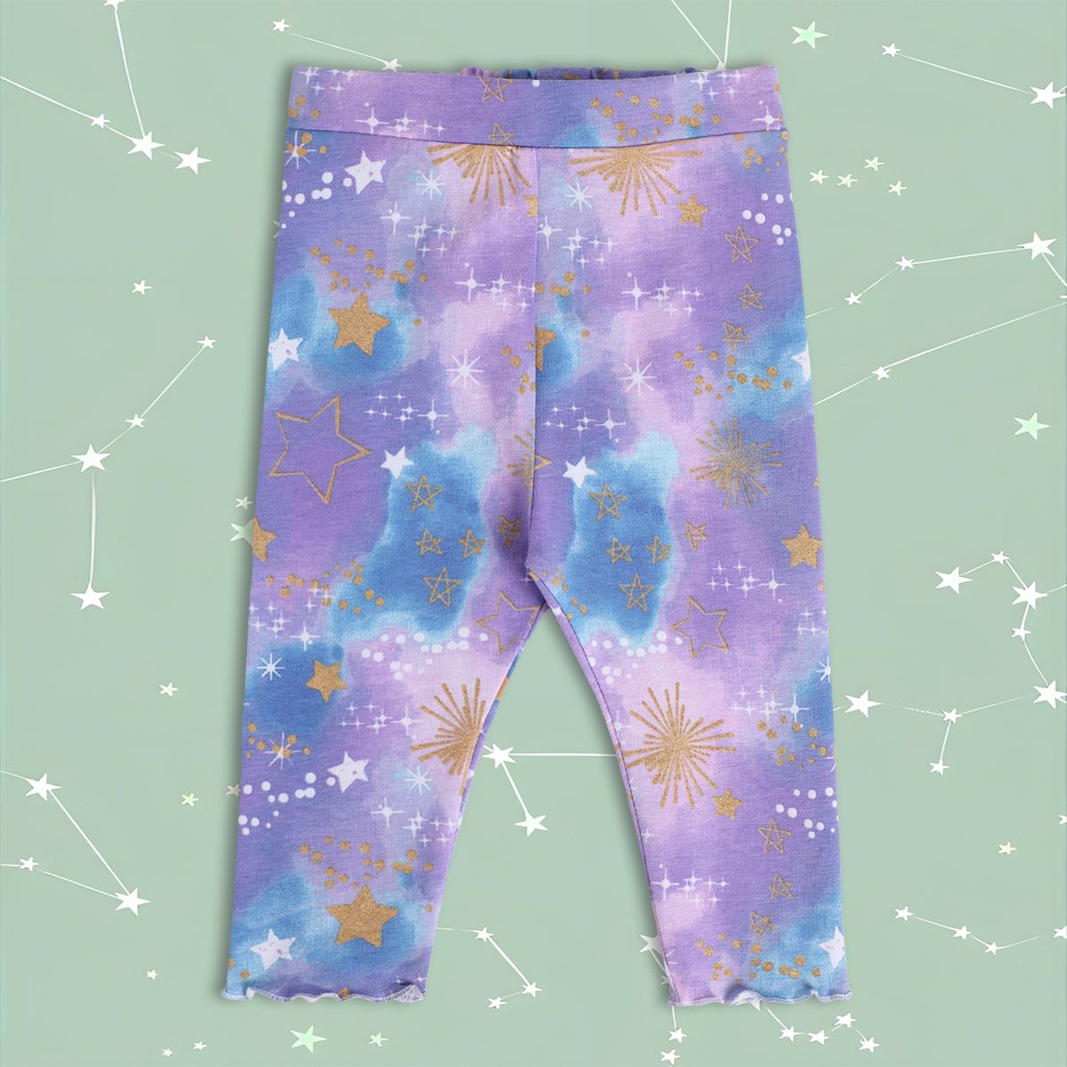 Girls Purple Pack Of 1 Legging