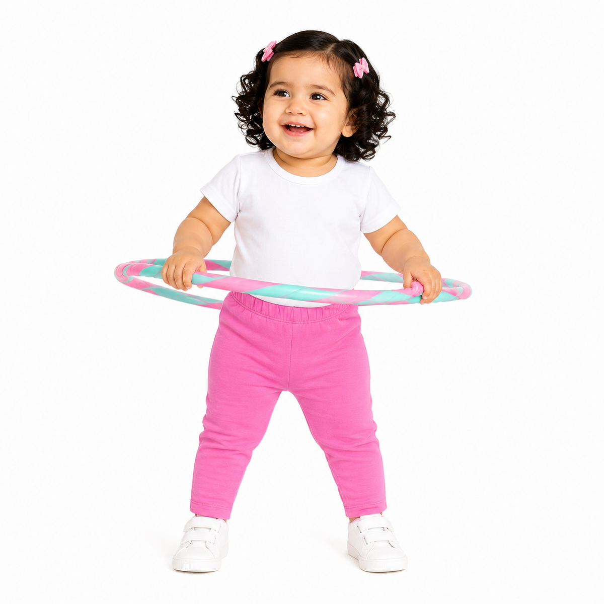 Girls Pink Pack Of 1 Legging