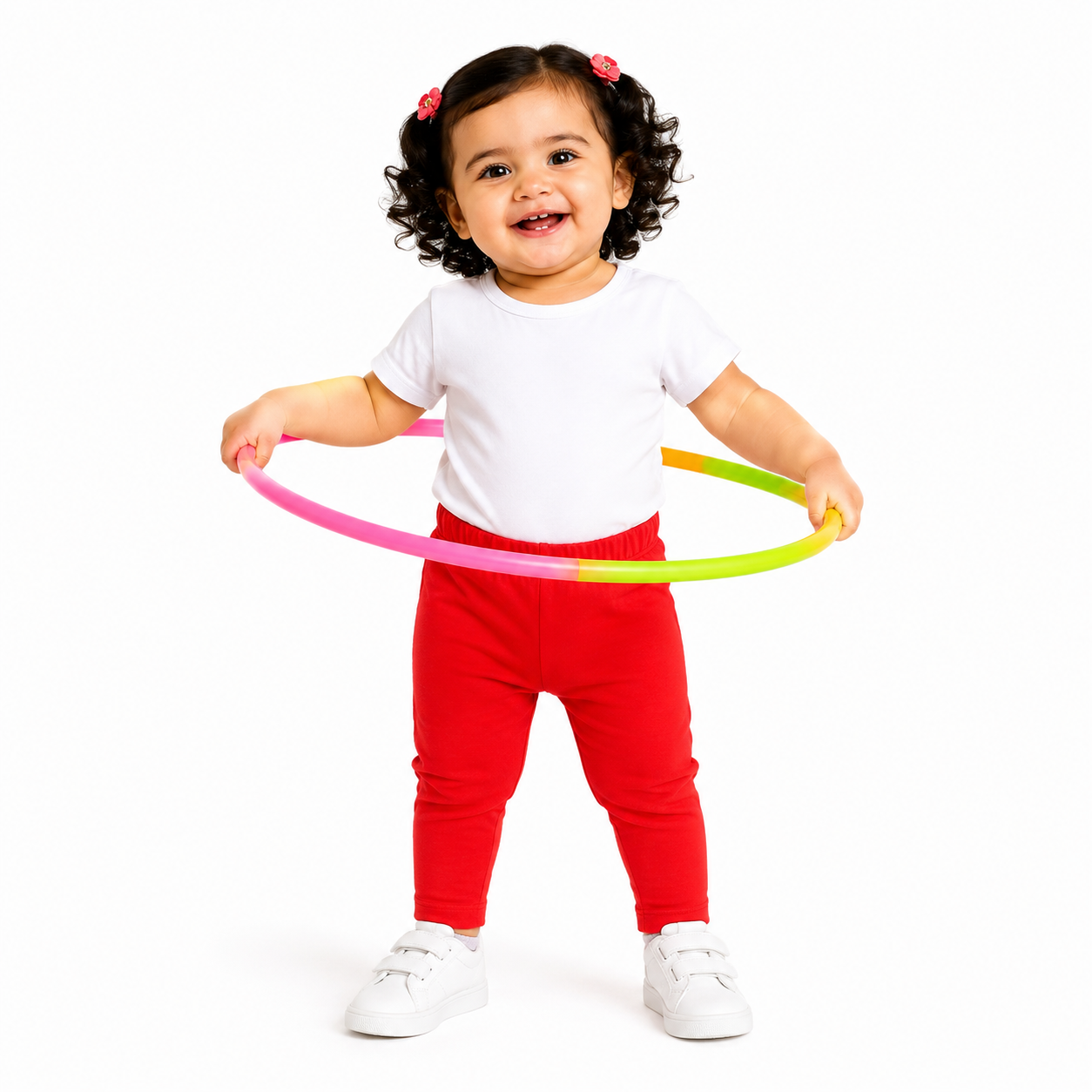 Girls Pink Pack Of 1 Legging