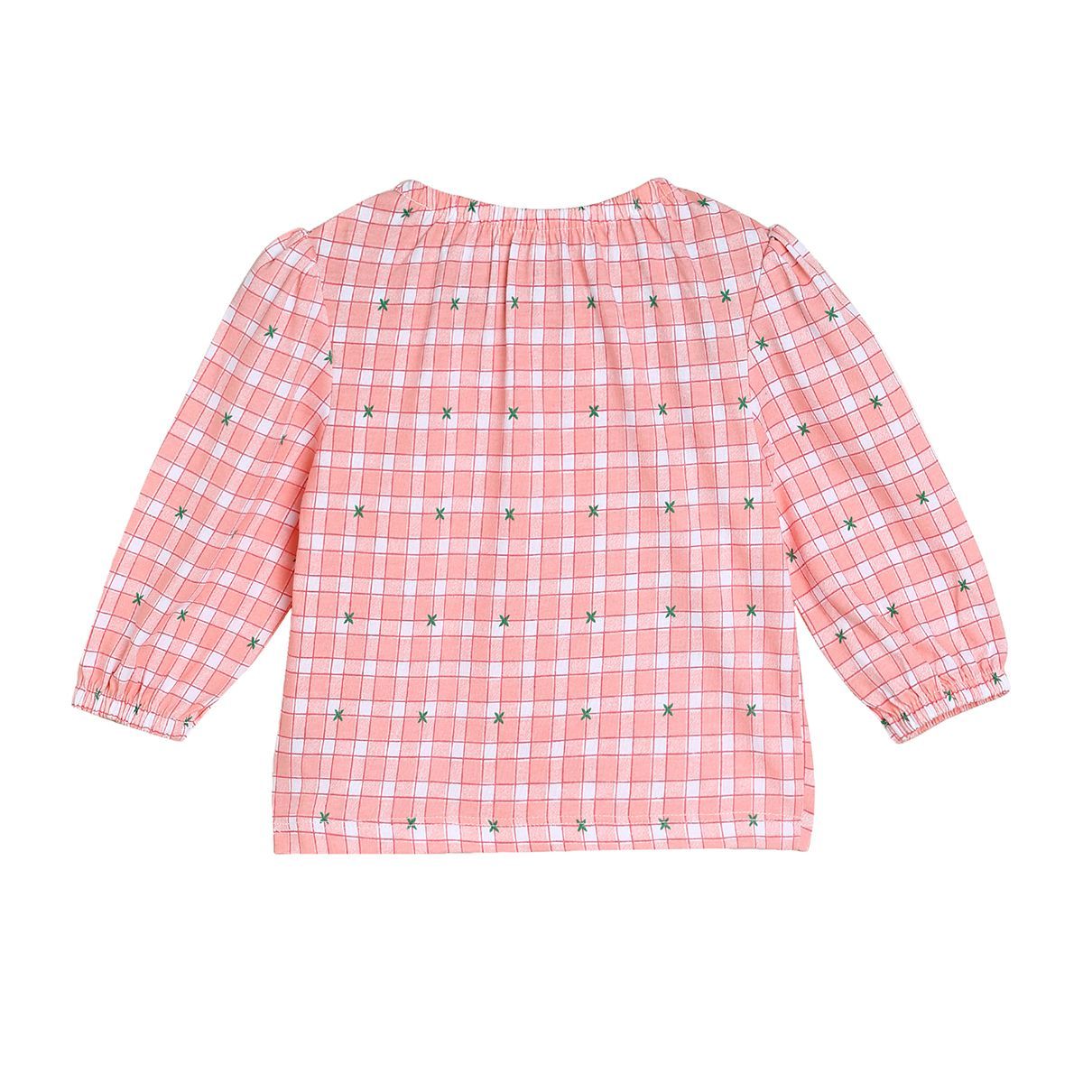 Girls Green Pack Of 2 Pinny Set