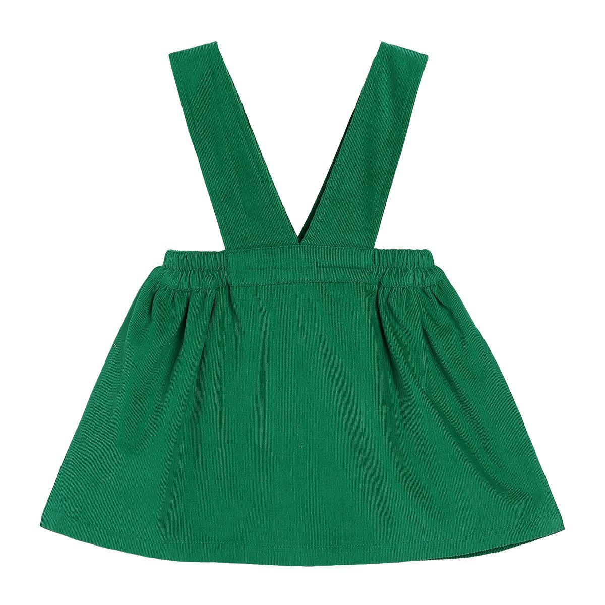 Girls Green Pack Of 2 Pinny Set