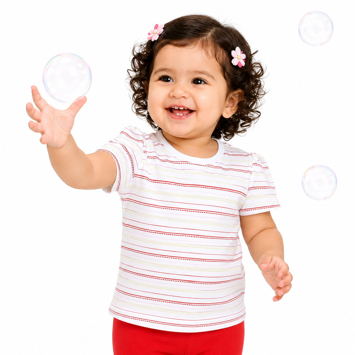 Girls Multicolor Pack Of 2 Top And Bottom