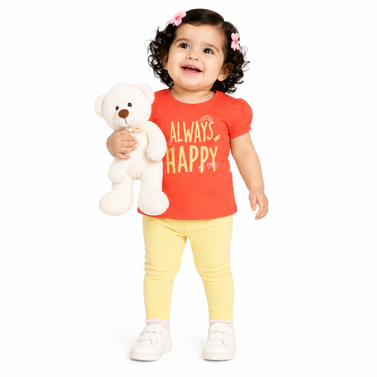 Girls Multicolor Pack Of 2 Top And Bottom
