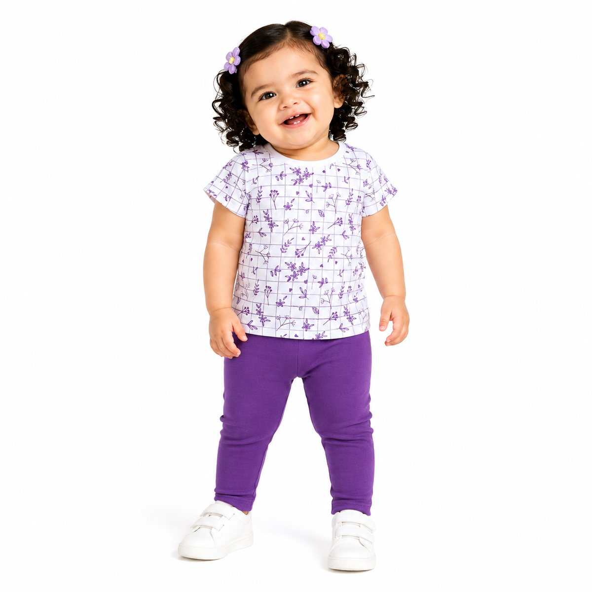 Girls Multicolor Pack Of 2 Top And Bottom