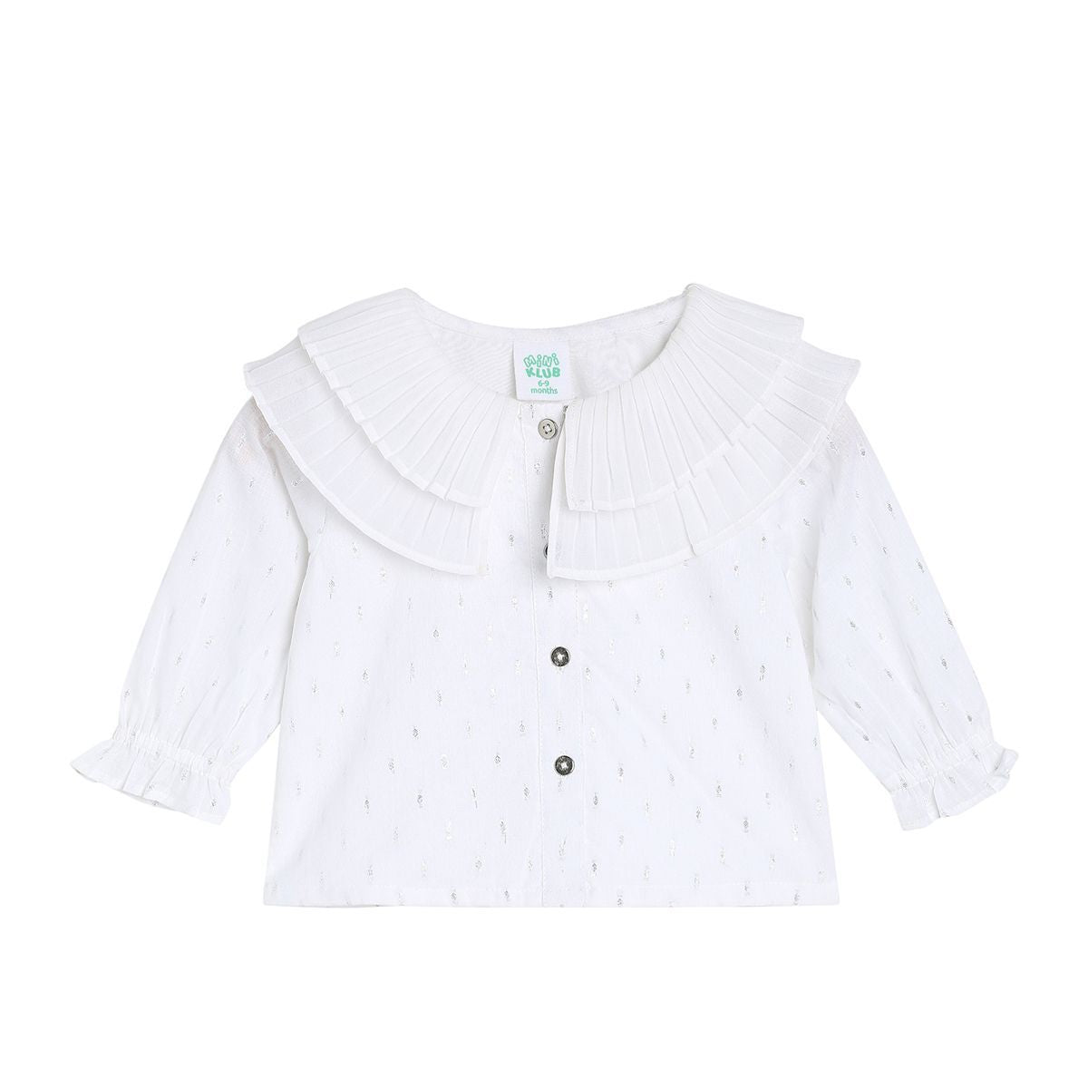 Girls White Pack Of 1 Woven Top