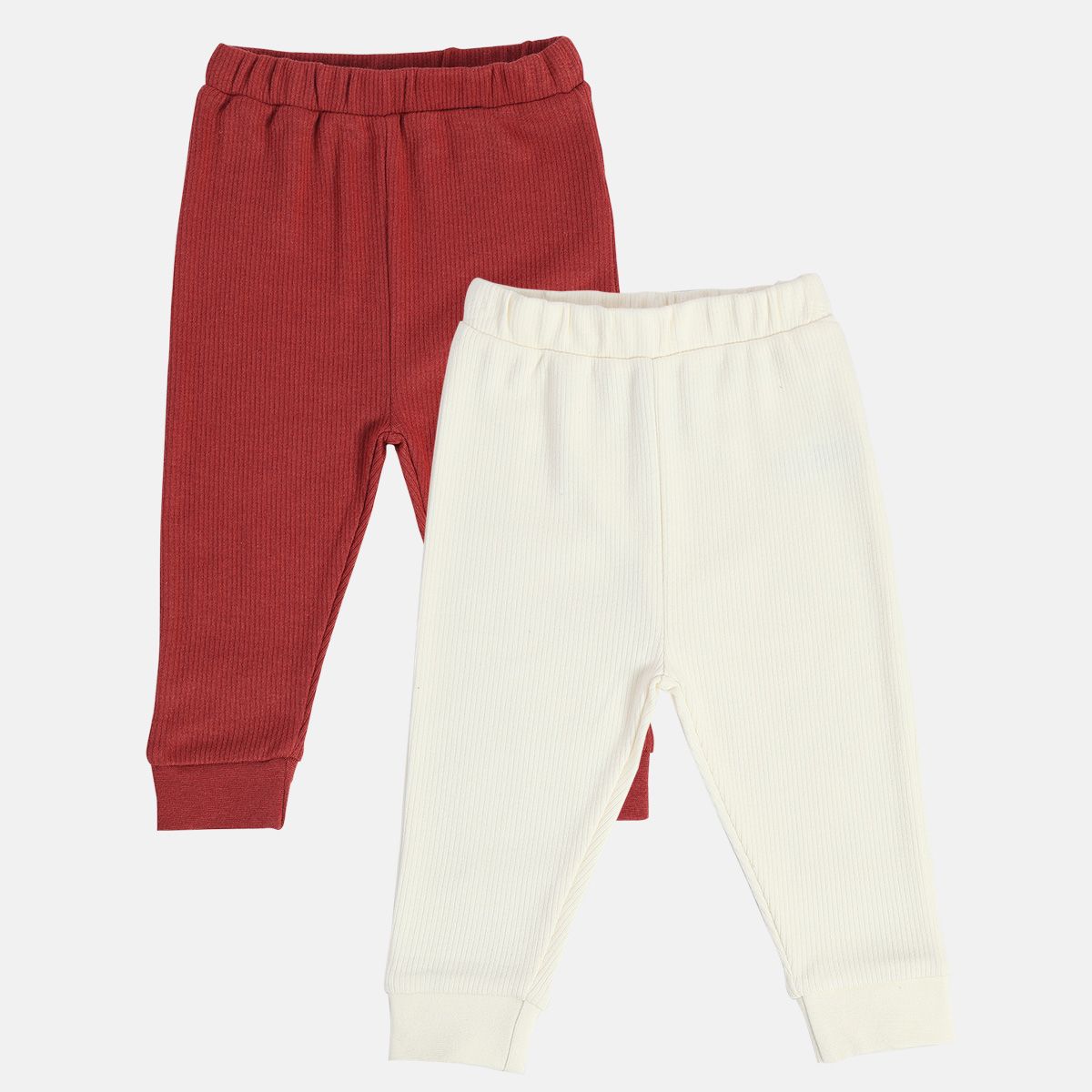 Unisex Multicolor Pack Of 2 Knit Bottom