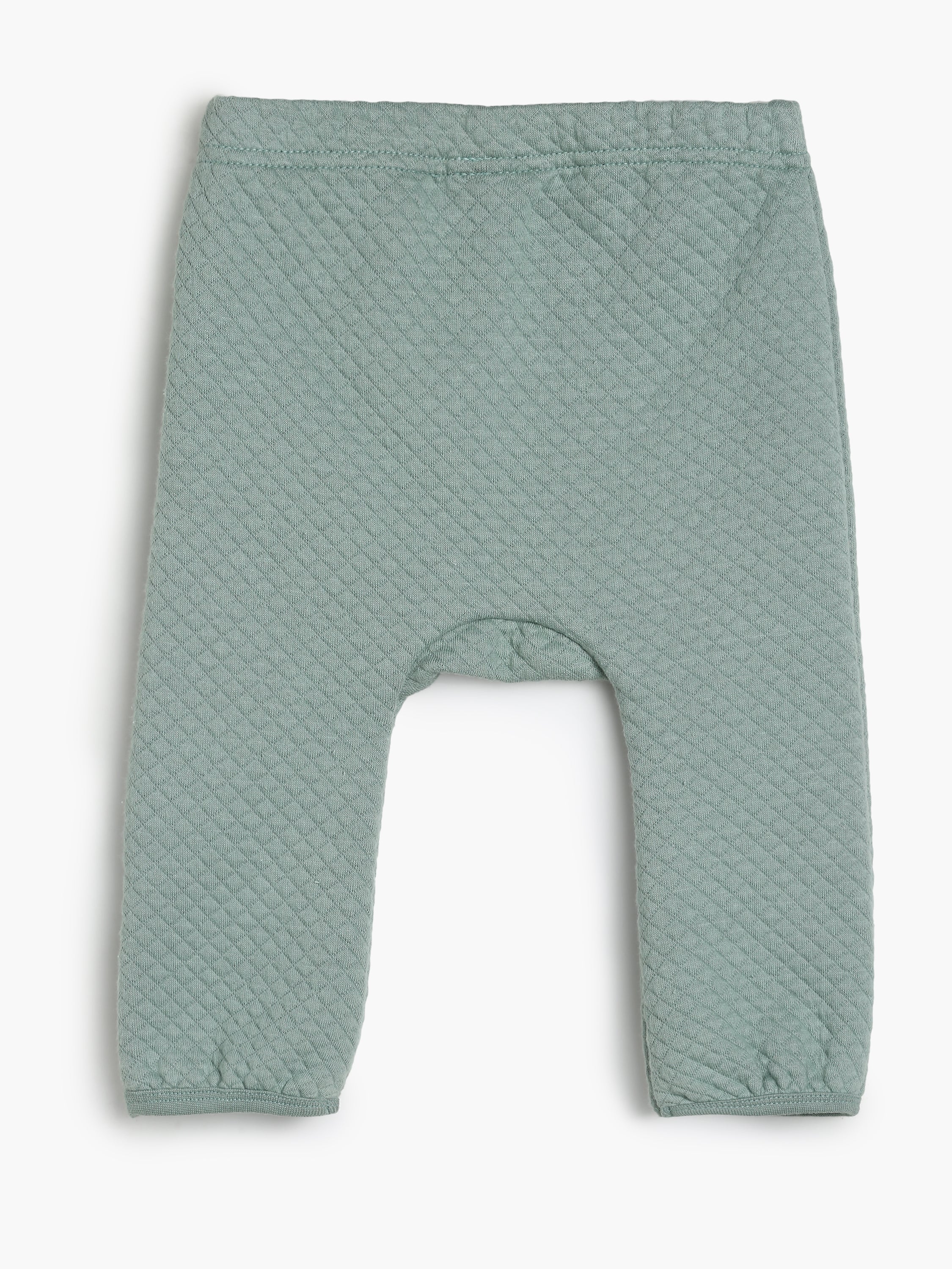 Boys Sage Green Quilted 2-Piece Clothing Set