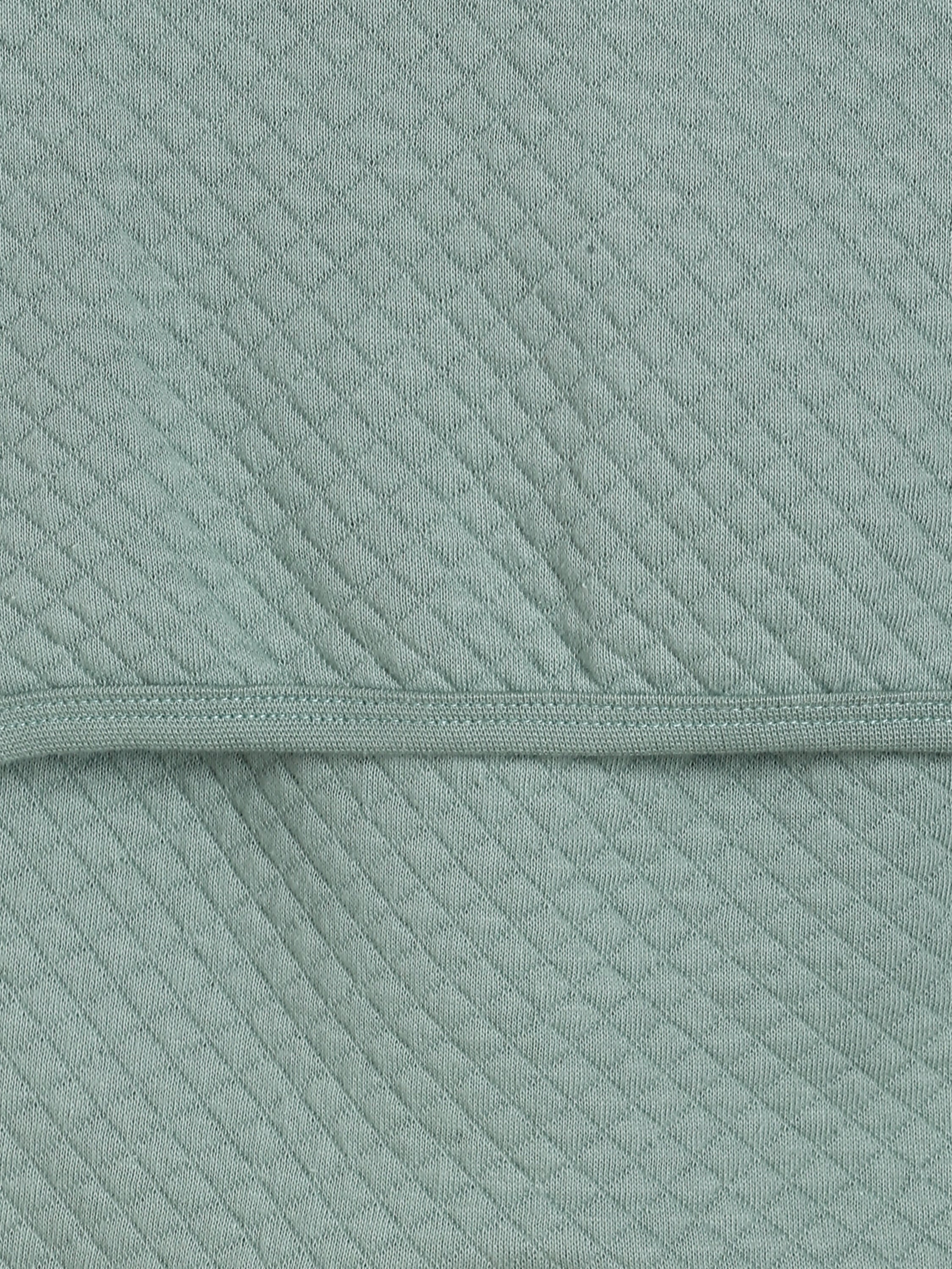 Boys Sage Green Quilted 2-Piece Clothing Set