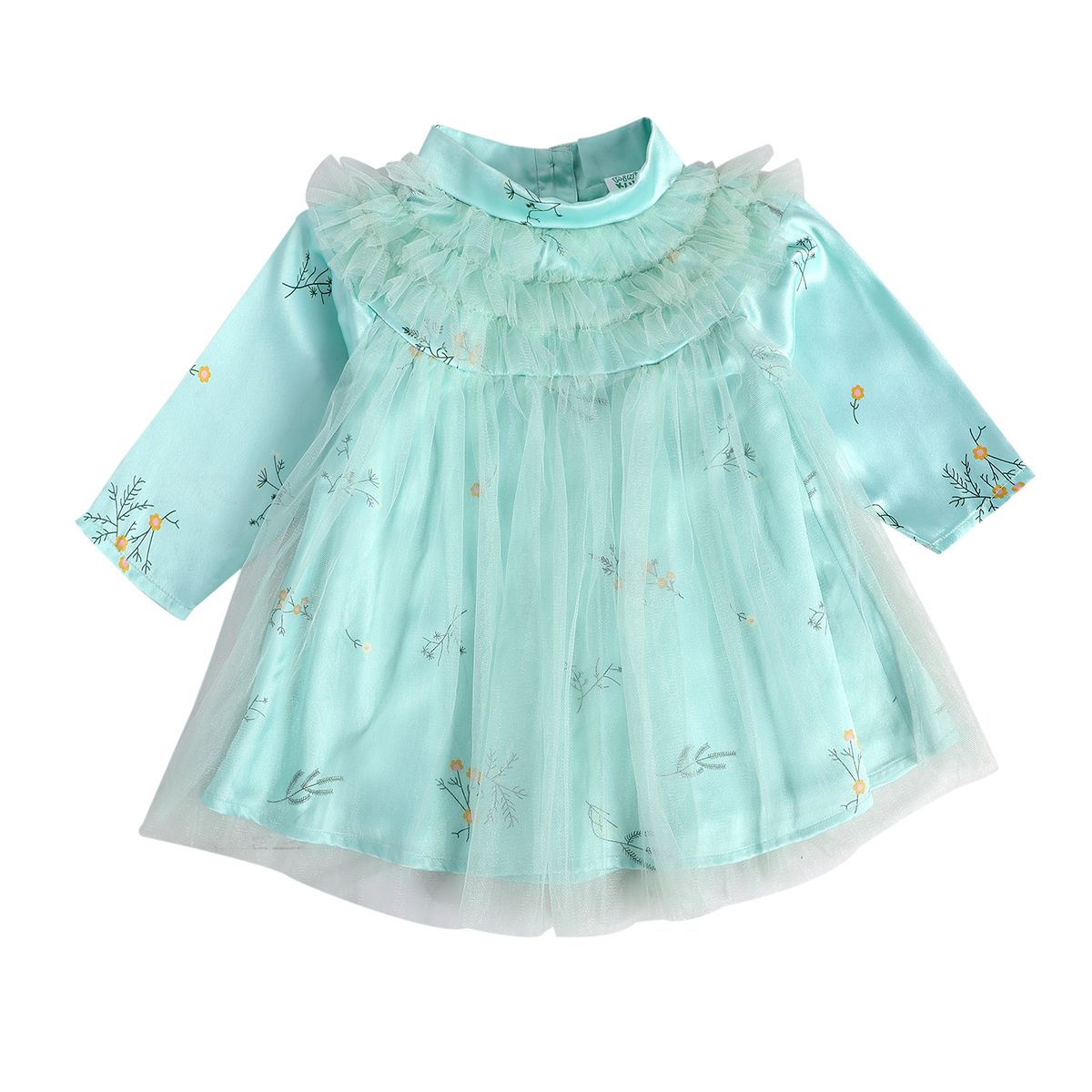 Girls Aqua Pack Of 1 Dress