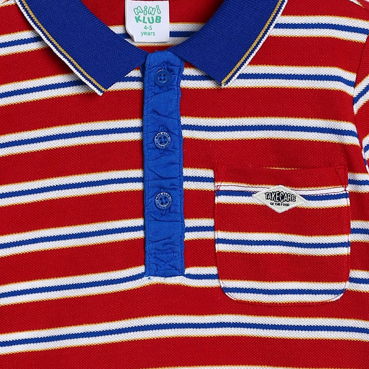 Boys Multicolor Pack Of 1 Polo