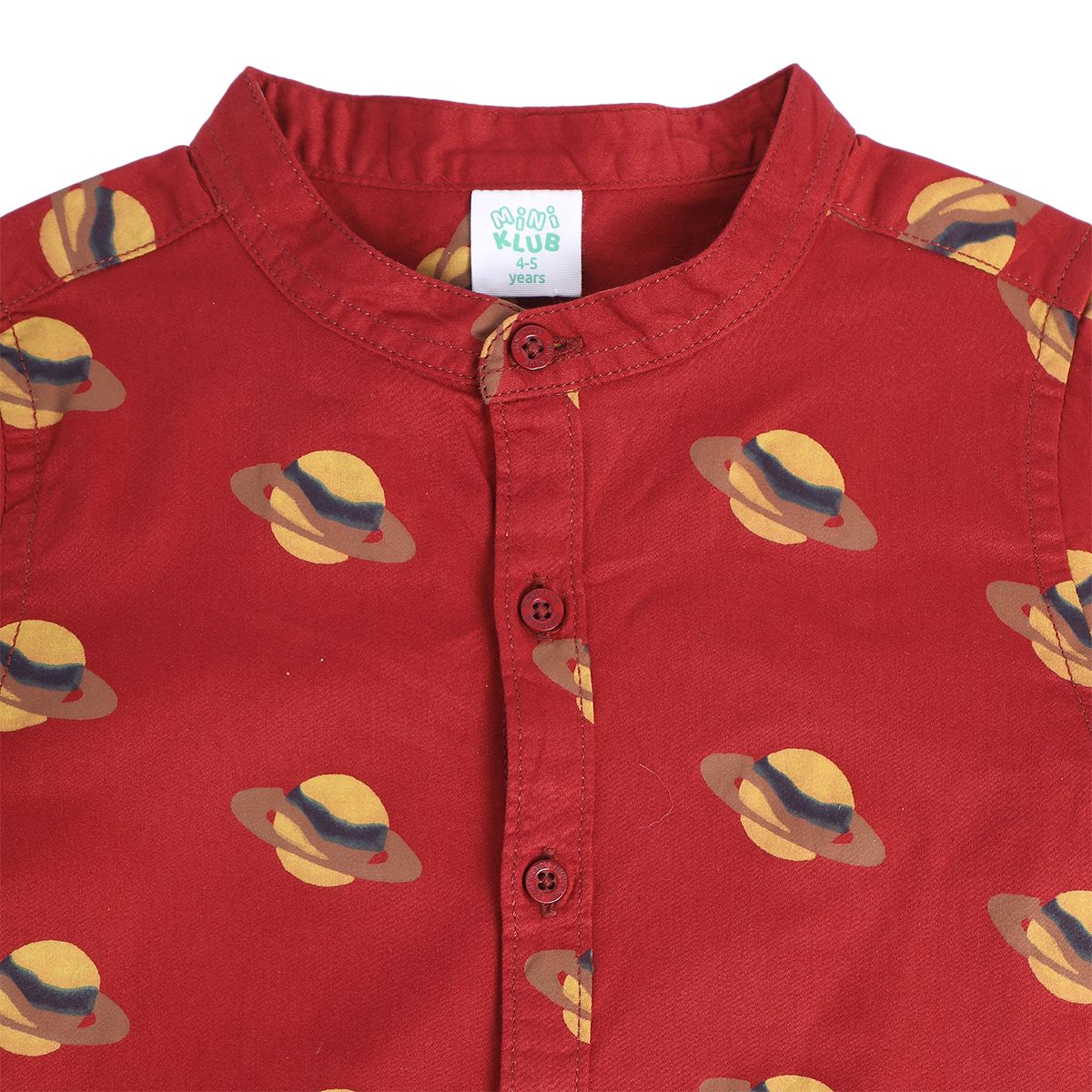 Boys Red Pack Of 1 Shirt