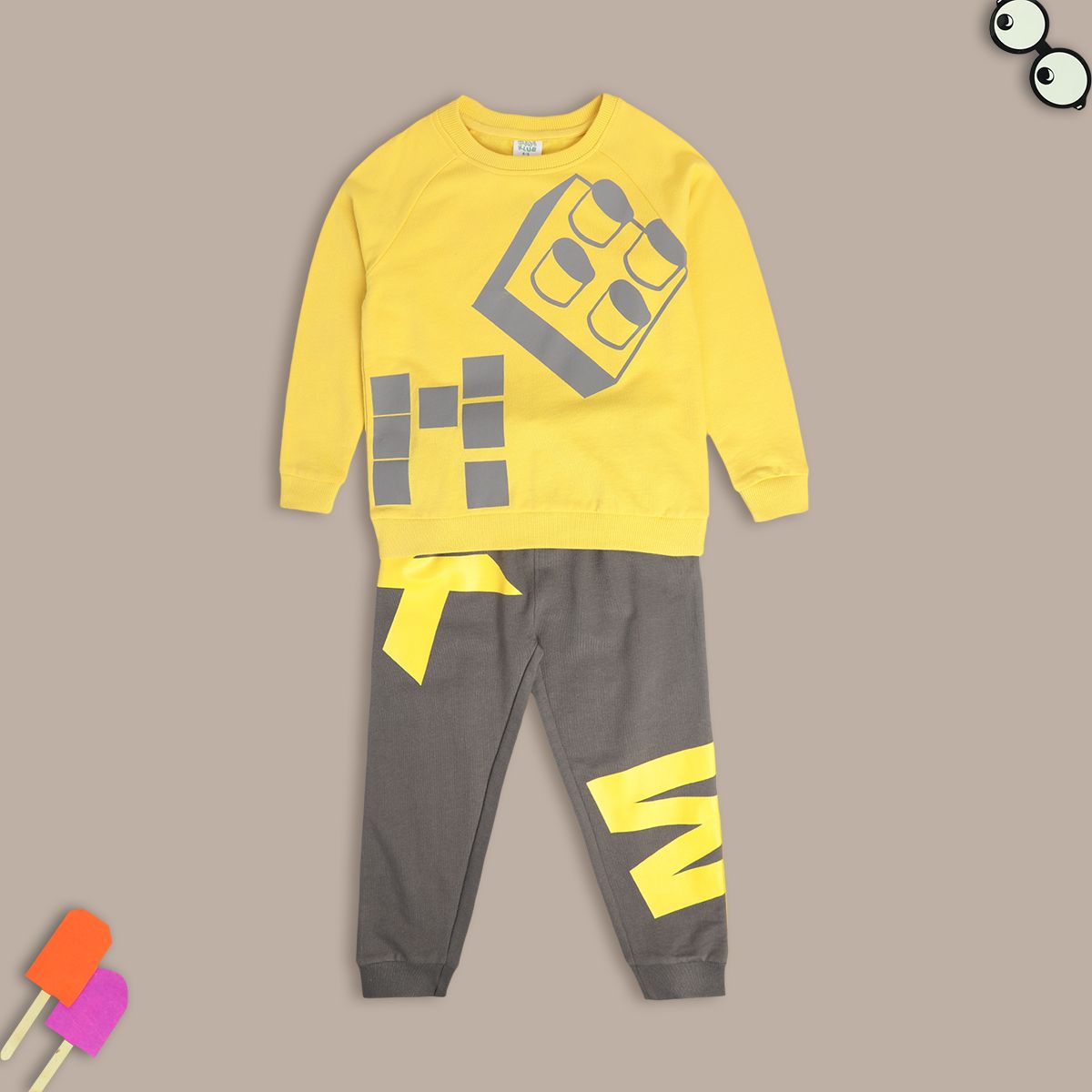 Boys Yellow Top And Bottom