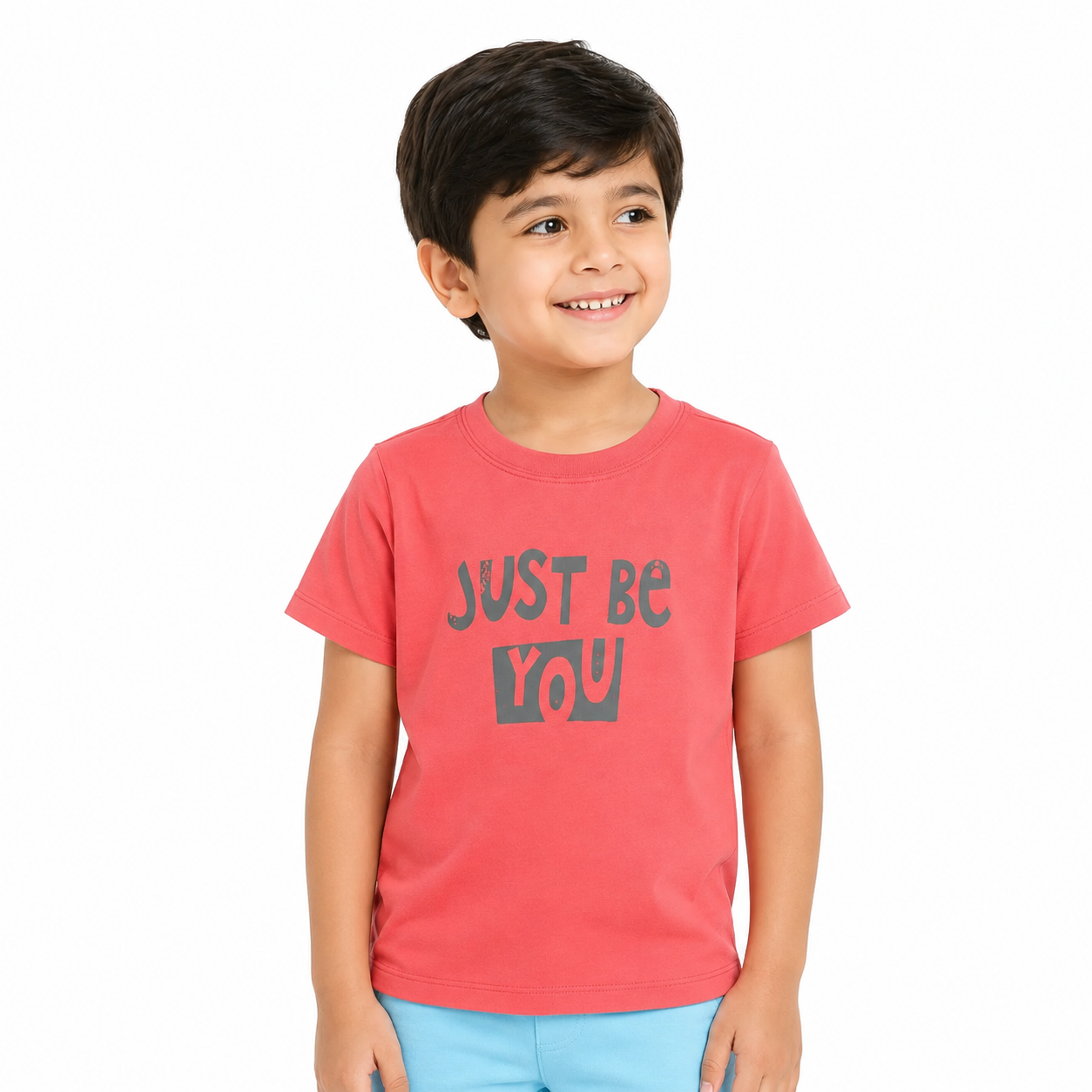 Boys Orange/Green T-Shirt And Bottom Set