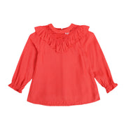 Girls Red Pack Of 1 Woven Top