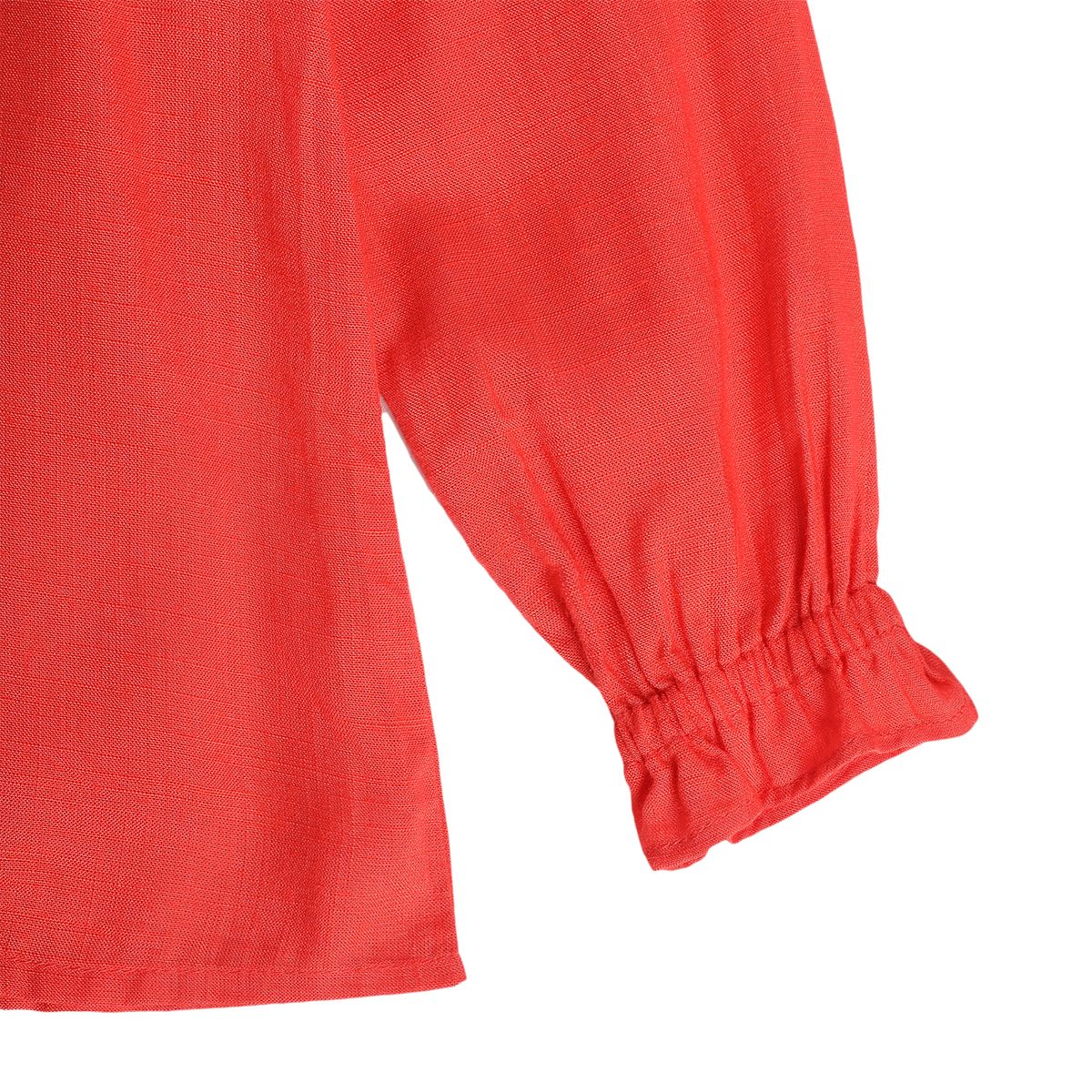 Girls Red Pack Of 1 Woven Top