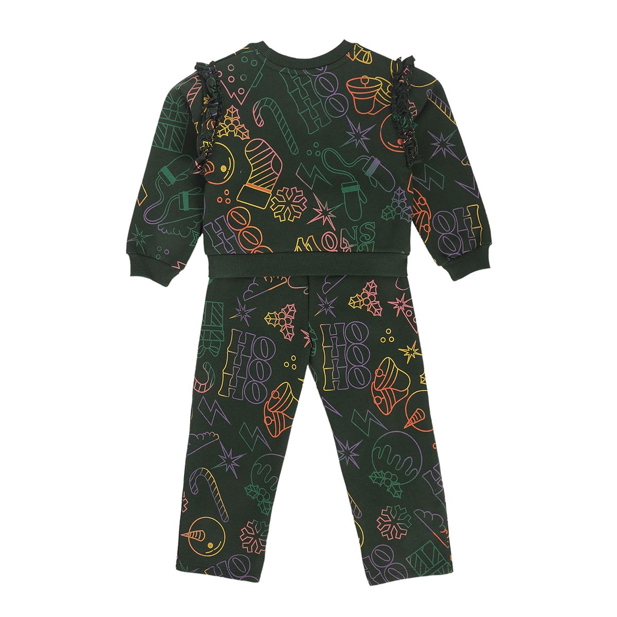Girls Green Pack Of 2 Top And Bottom
