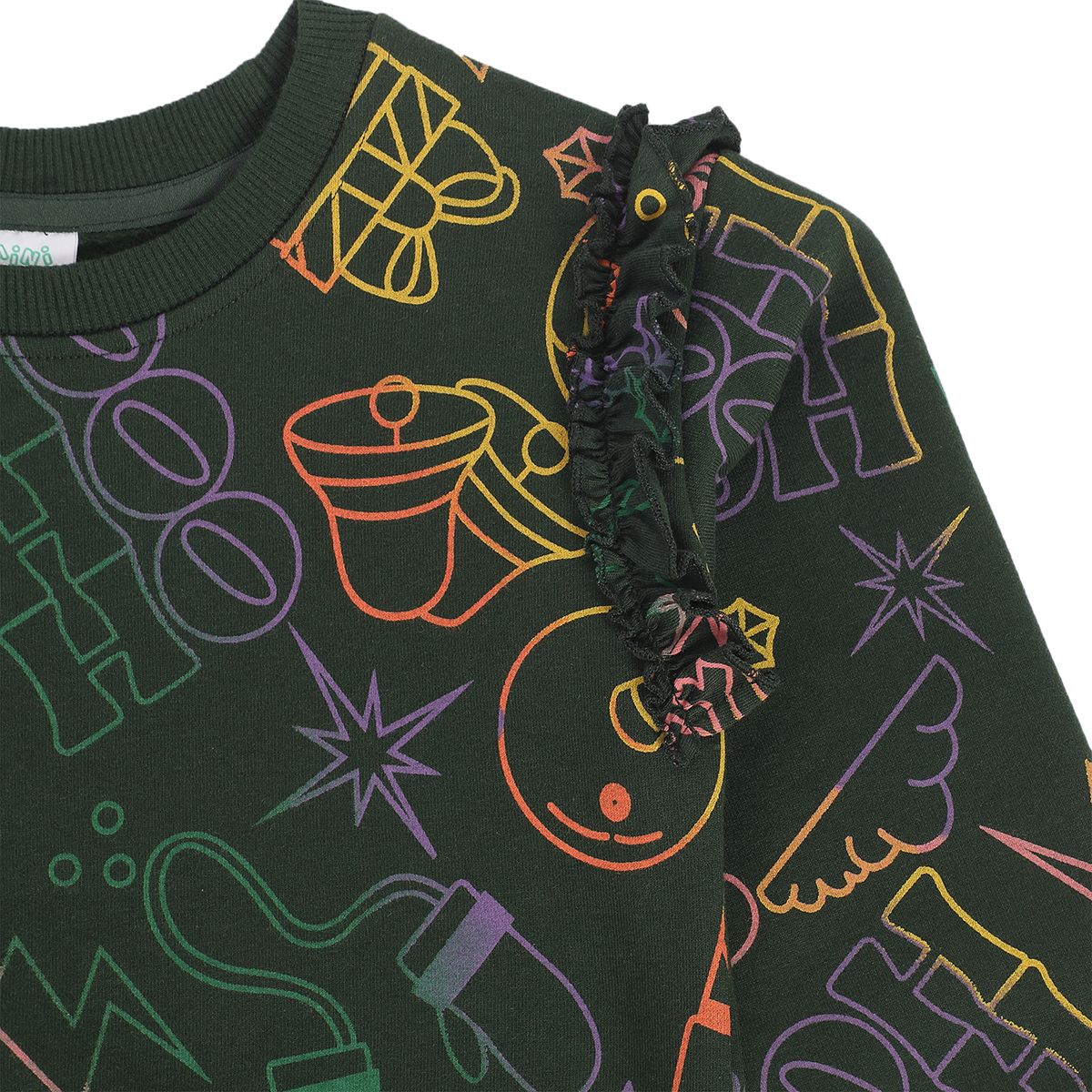 Girls Green Pack Of 2 Top And Bottom
