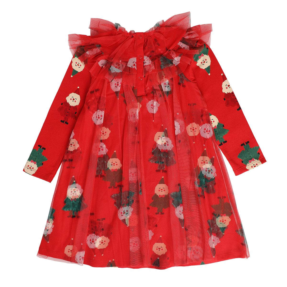 Girls Red Pack Of 1 Dress