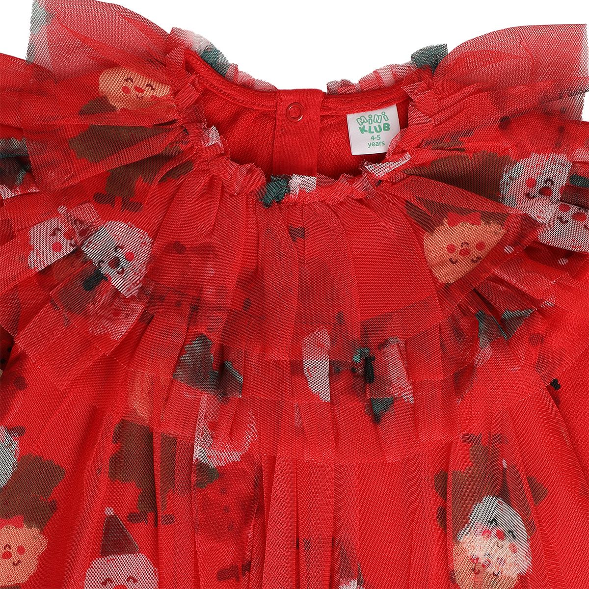 Girls Red Pack Of 1 Dress