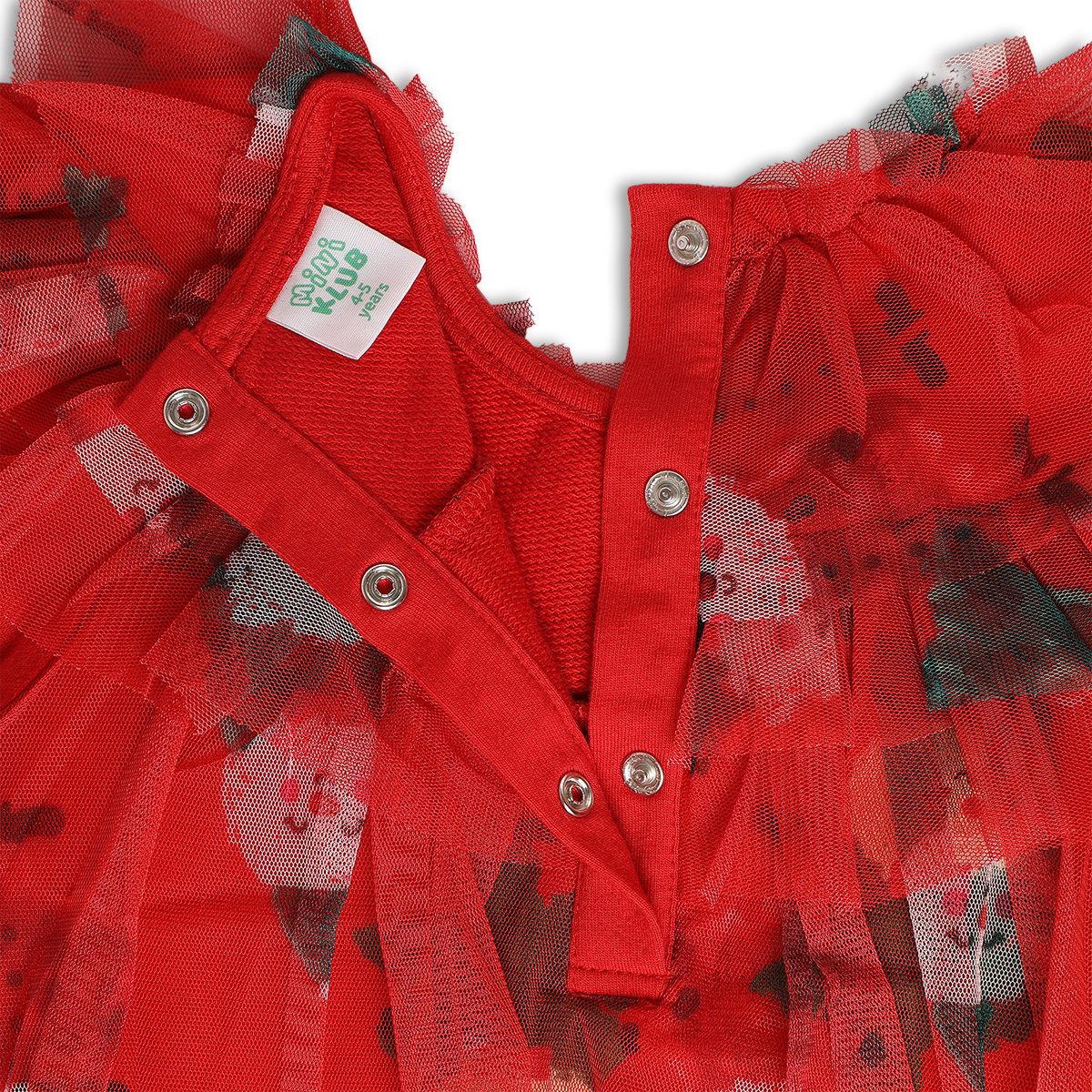 Girls Red Pack Of 1 Dress