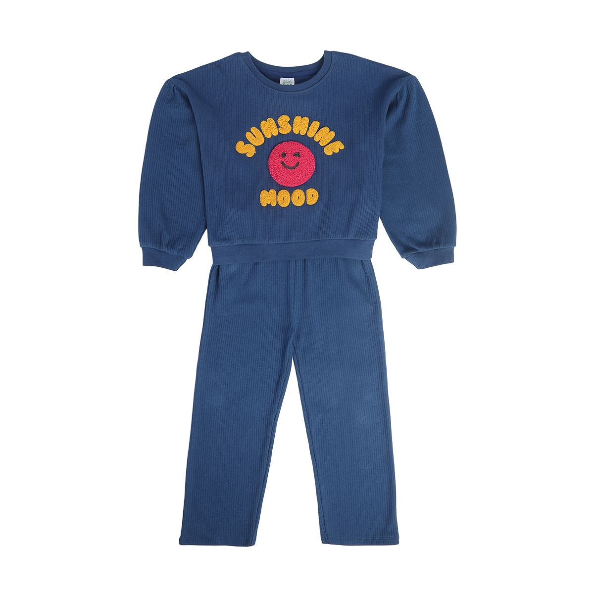 Girls Navy Pack Of 2 Top And Bottom
