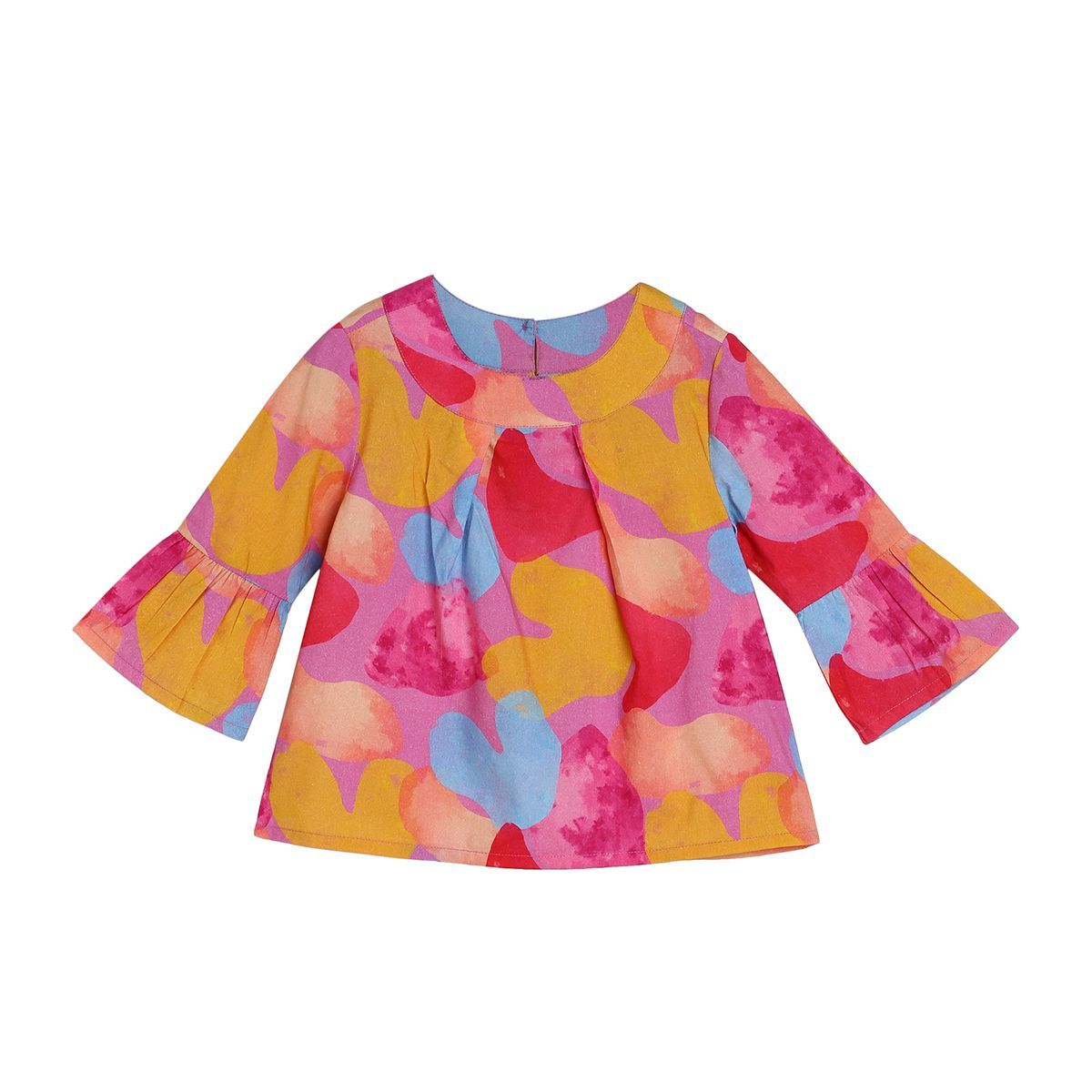 Girls Purple Woven Top