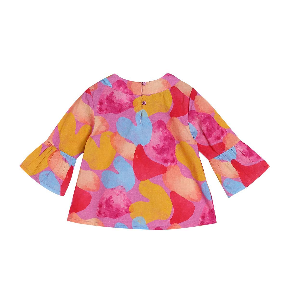 Girls Purple Woven Top