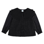 Girls Black Pack Of 1 Woven Top