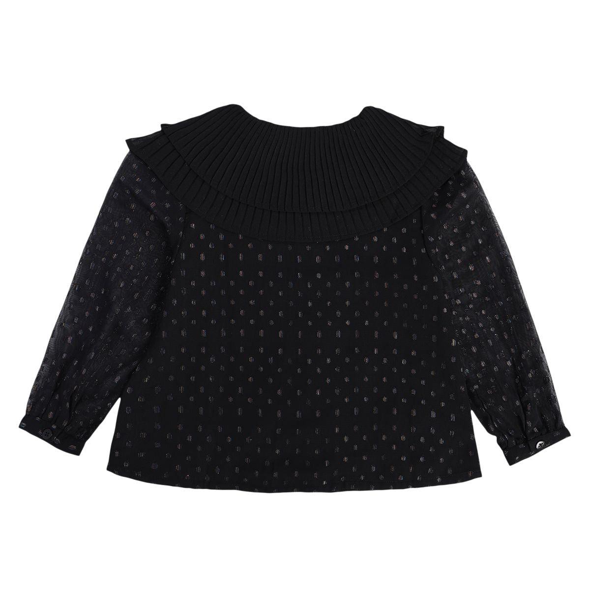Girls Black Pack Of 1 Woven Top