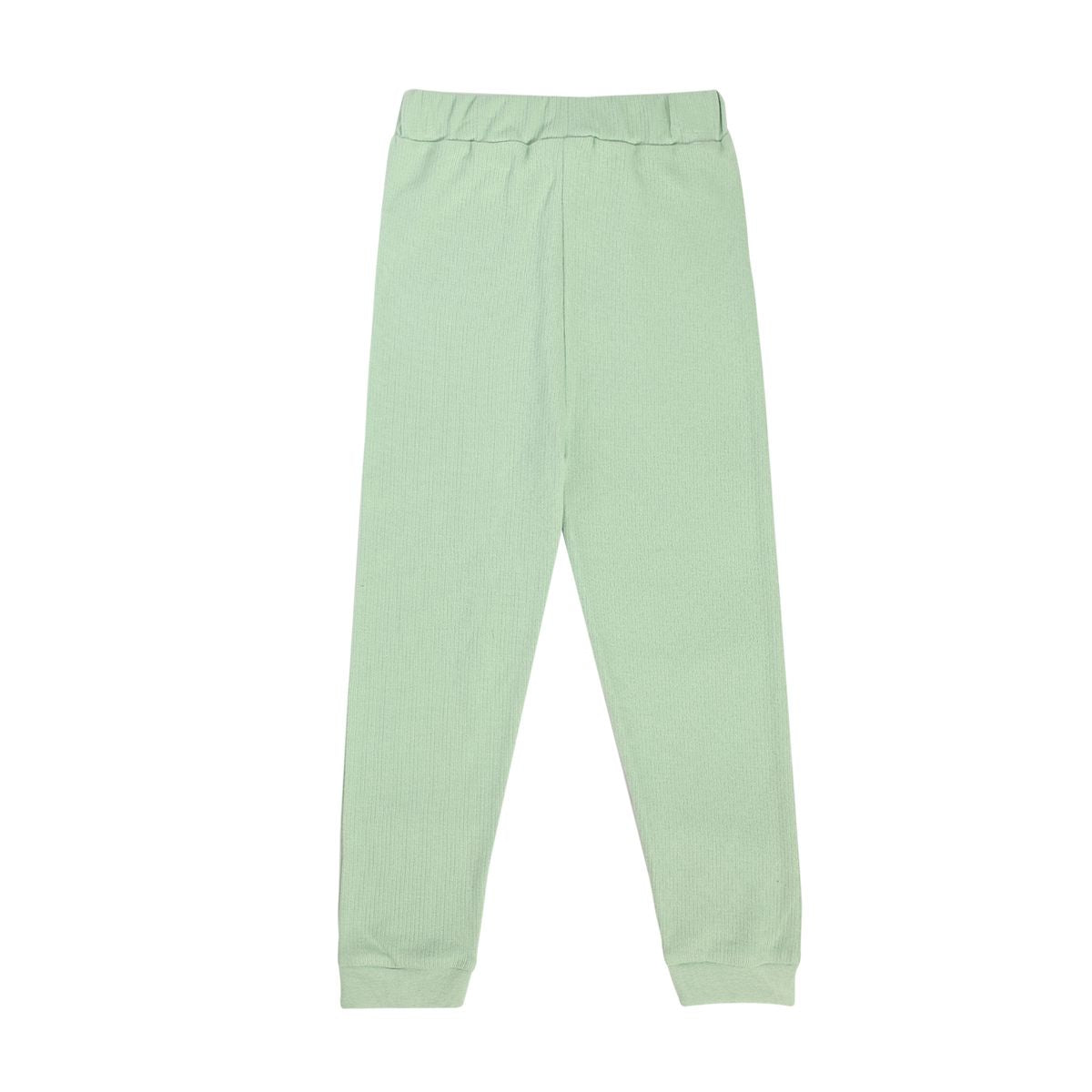 Boys Green Knit Bottom