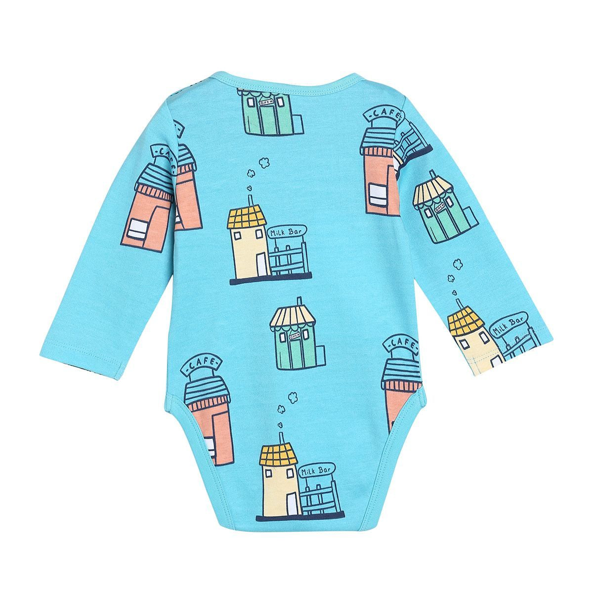 Boys Multicolor Pack Of 3 Body Suit